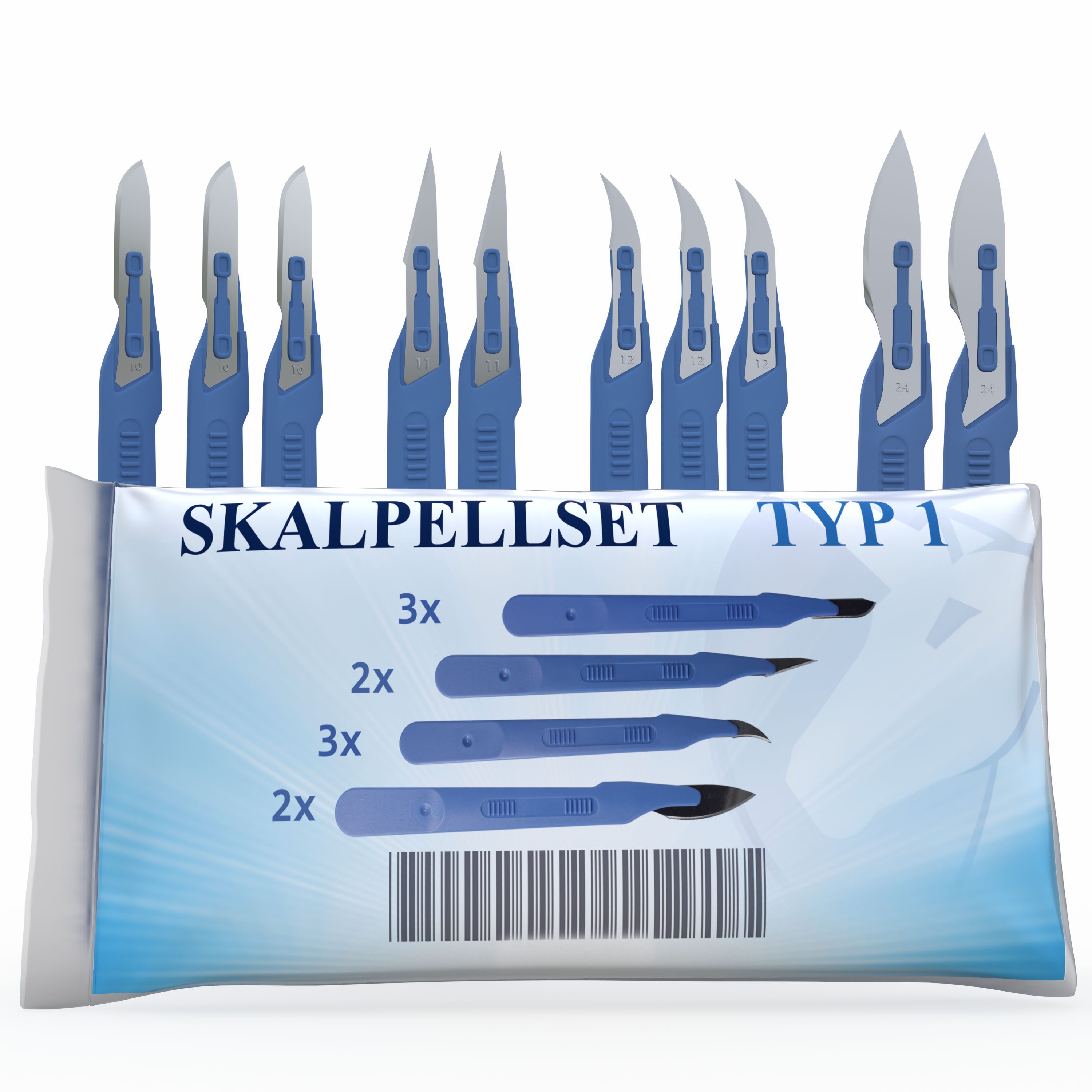 Horn Medical Bastelmesserklinge Horn Medical Einweg-Skalpell-Set Typ I - 10 günstig online kaufen