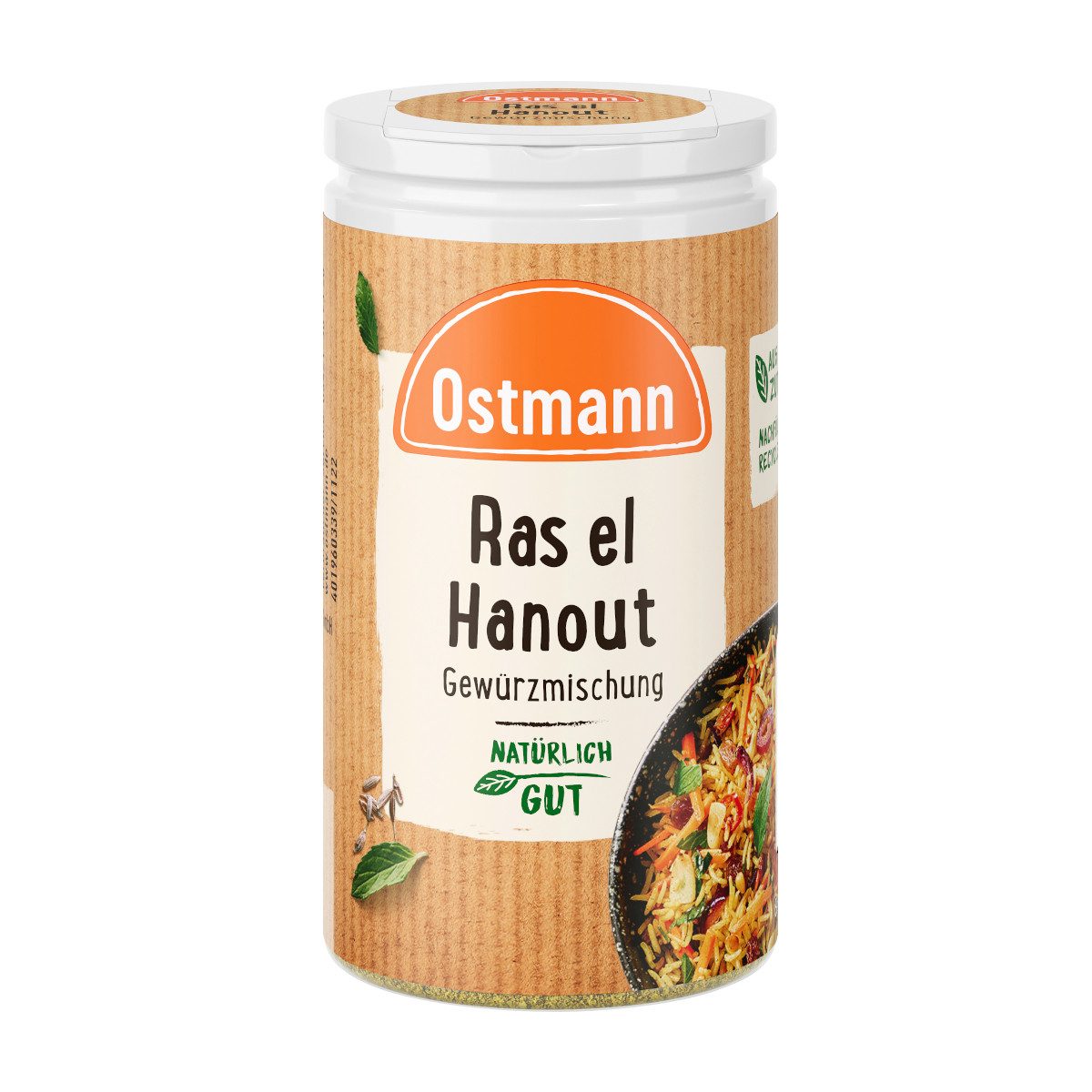 Ostmann Gewürz, Ostmann Ras el Hanout Gewürzmischung intensiv authentisch Packung 35g