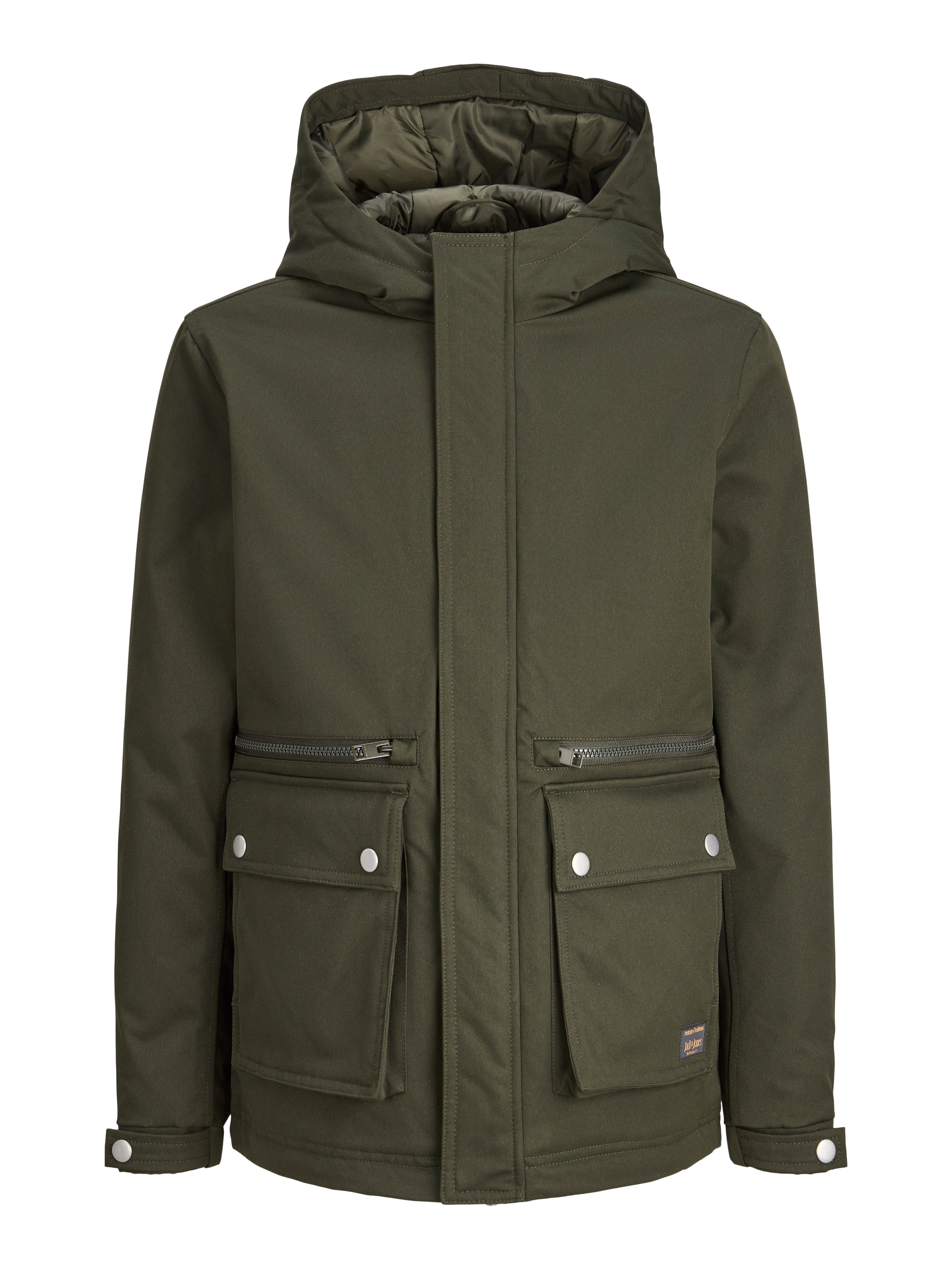 Jack & Jones Junior Parka JJEWOLF PARKA JACKET SN JNR Kunstfaser, normal geschnitten – Bild 4 von 5