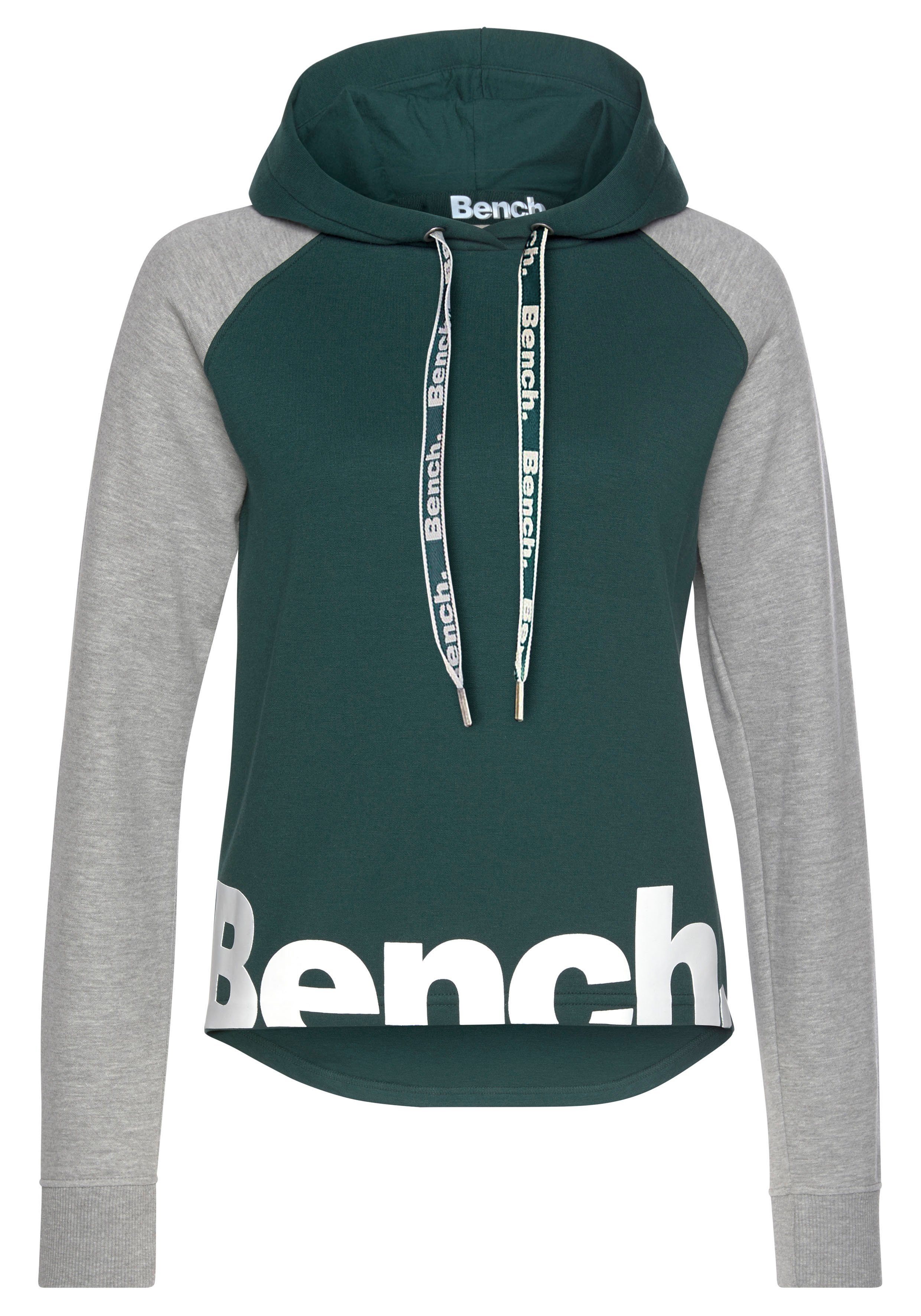Bench. Loungewear Kapuzensweatshirt mit farblich abgesetzten Ärmeln und Logodruck, Loungewear – Bild 2 von 5