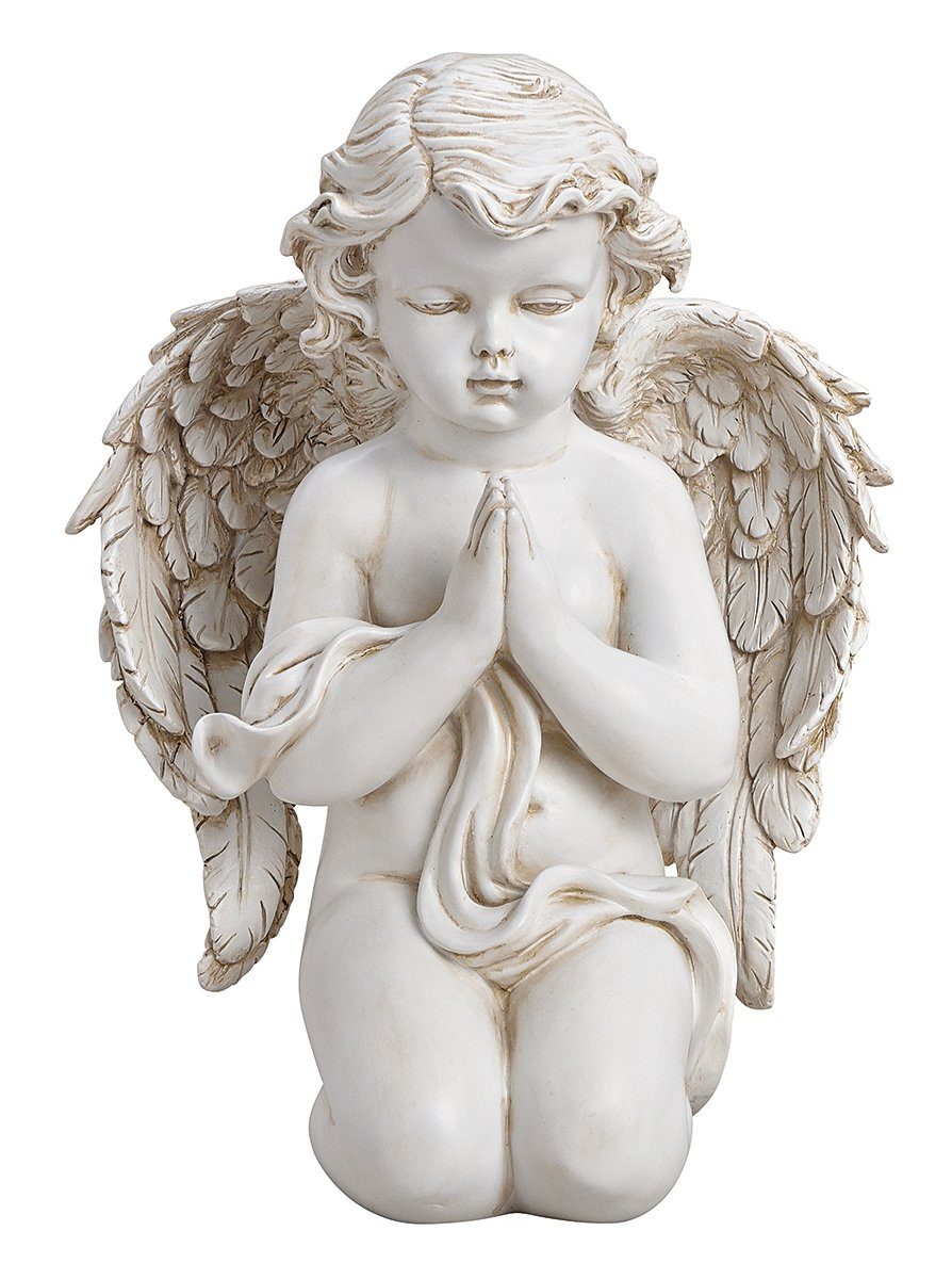 Skulptur, Dekofigur, 27 Betende, H Sammlerfigur, knieende Dekofigur, Engelfigur, NO cm, Weihnachtsfigur Engelfigur NAME