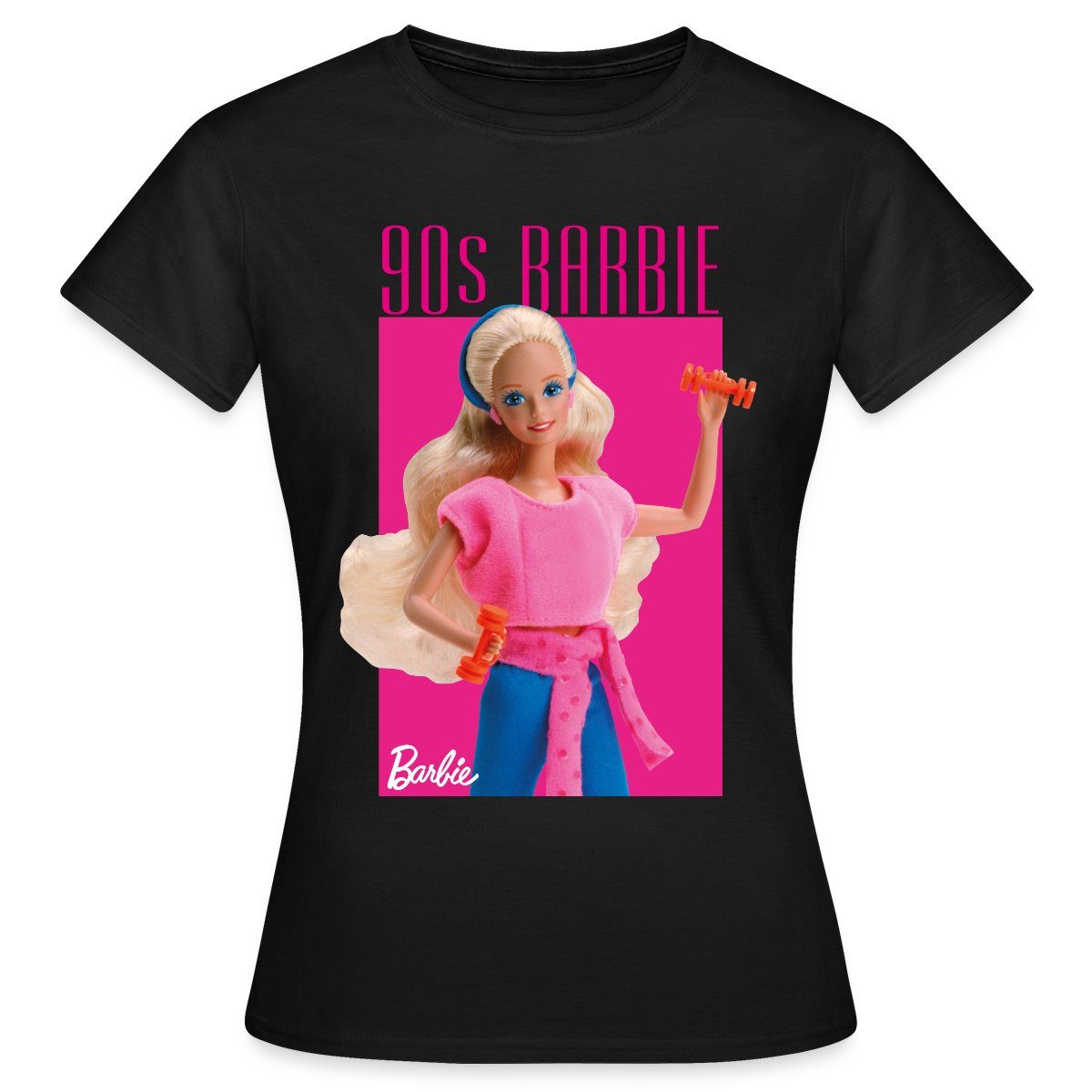 Spreadshirt T-Shirt Barbie Porträt Charakter 90er günstig online kaufen