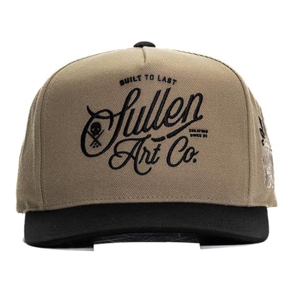 Sullen Clothing Baseball Cap Stack Script Khaki