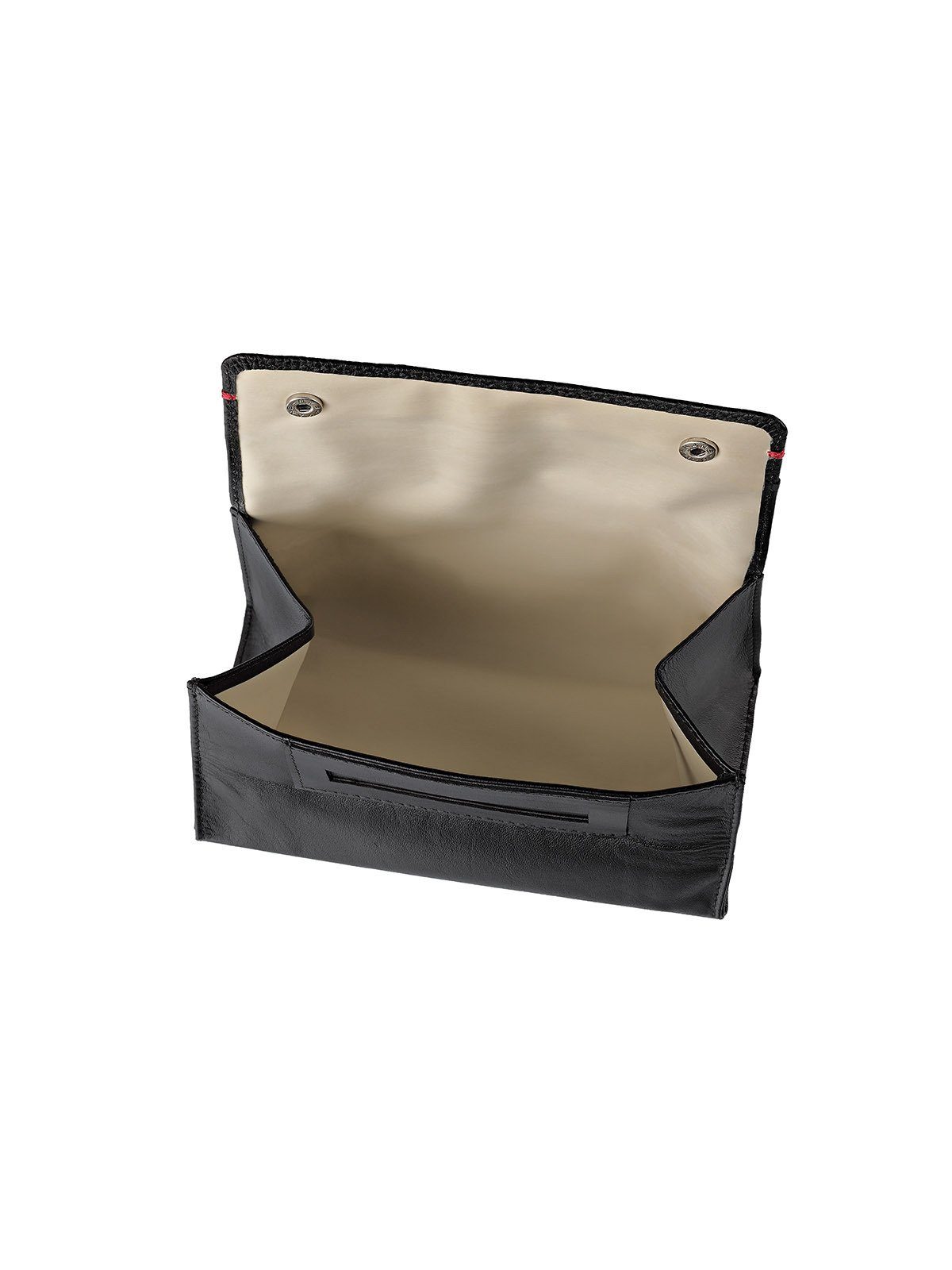 Zippo Kulturbeutel Tabakbeutel Nappaleder schwarz, Echtleder