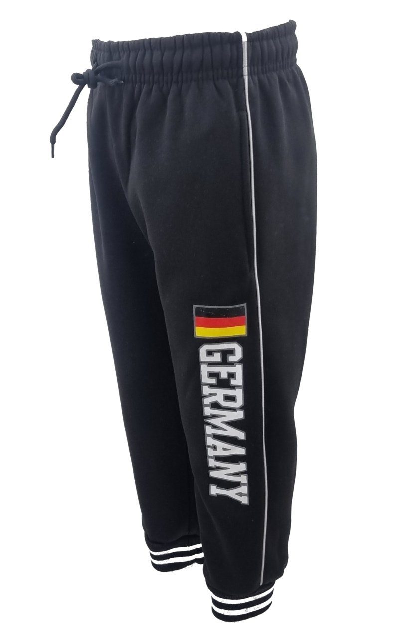 Fashion Boy Jogginganzug Jogginganzug Germany Winter, warm JF337 für den in Schwarz