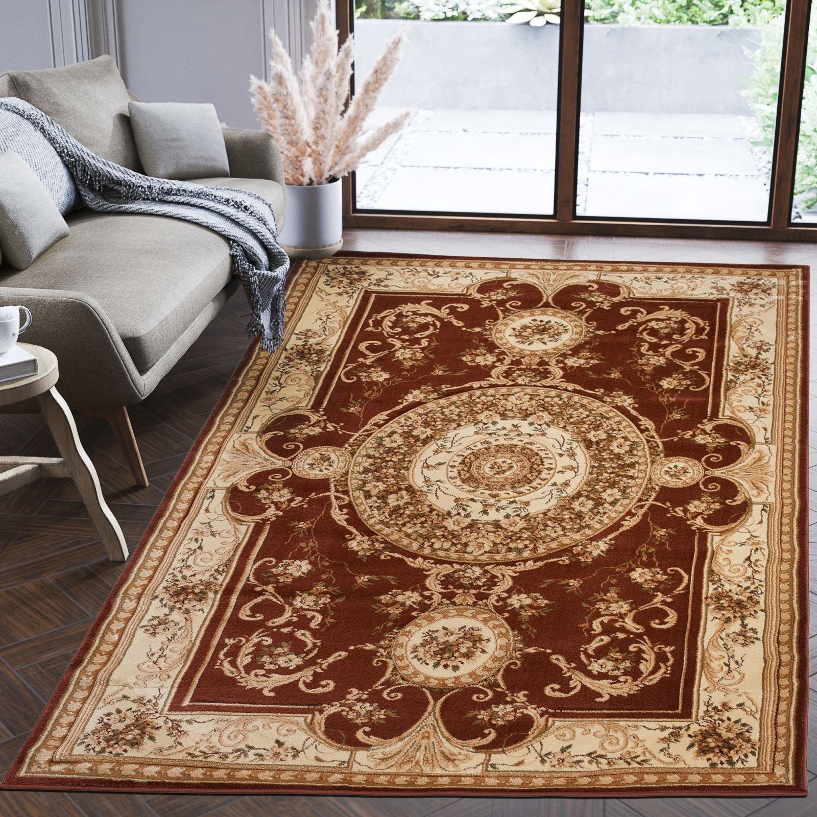 Orientteppich Oriente Teppich - Traditioneller Teppich Orient Braun, Mazovia, 70 x 140 cm, Geeignet für Fußbodenheizung, Pflegeleicht, Wohnzimmerteppich | Alle Teppiche