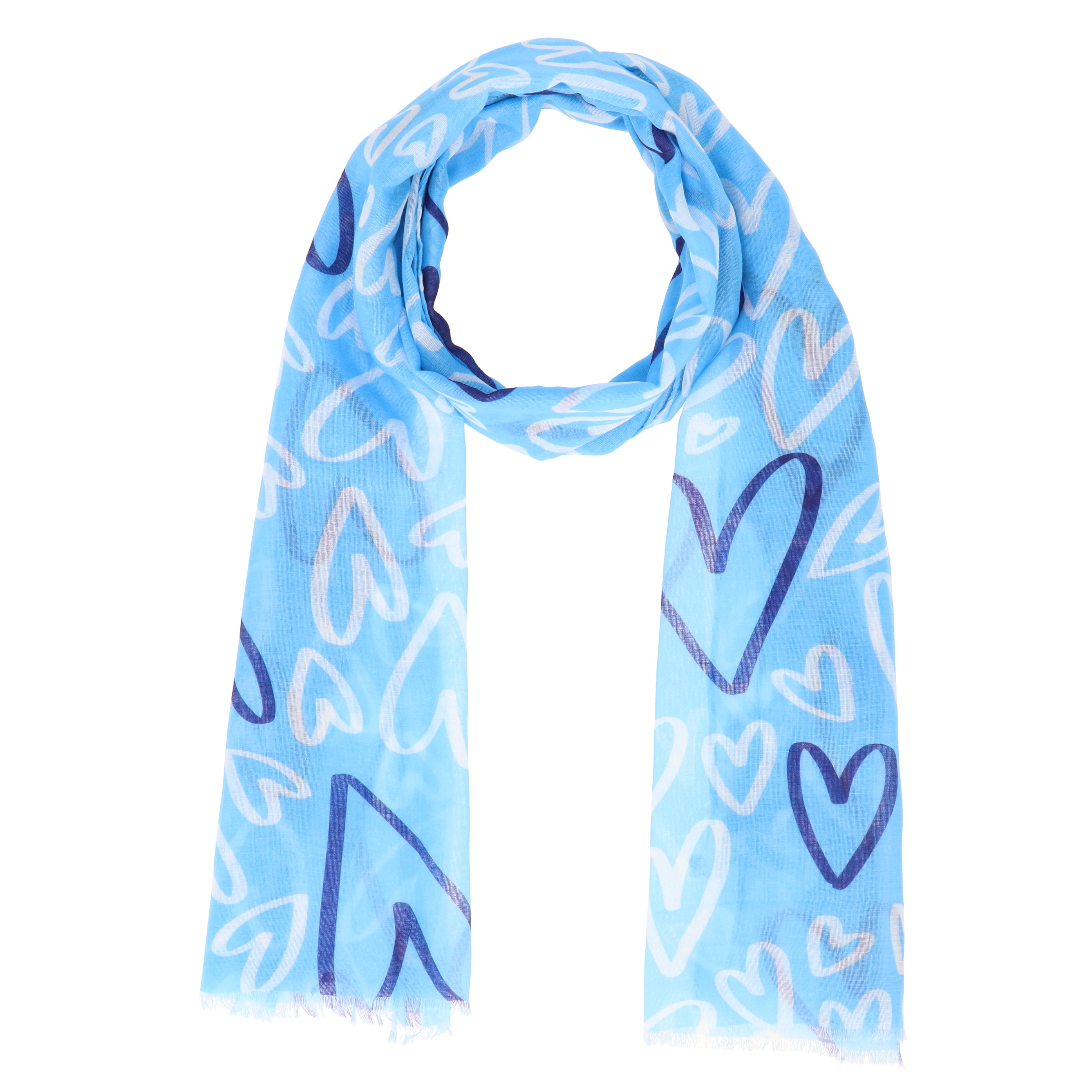 halsüberkopf Accessoires Modeschal Lovely Hearts, mit schwungvollen Herzmotiven