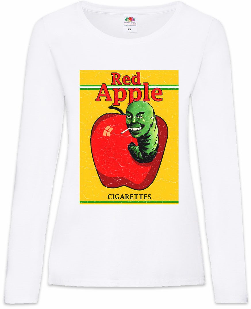 Urban Backwoods Langarmshirt Red Apple Cigarettes Damen Langarmshirt Fiction Zigaretten Bill Brand (1-tlg) Kill Pulp Movie Tarantino