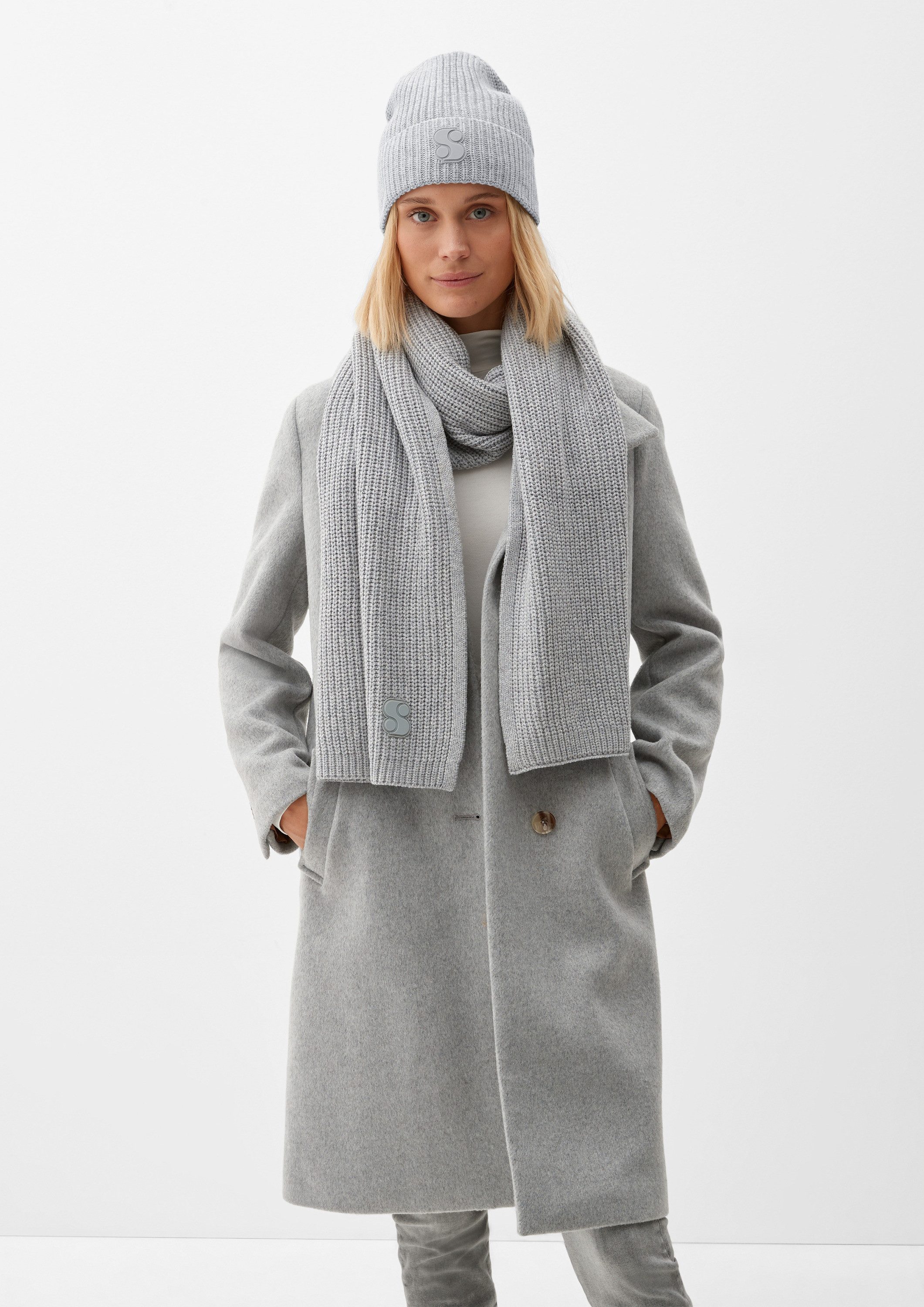 s.Oliver Strickmütze Mütze Strickmütze aus Baumwollmix günstig online kaufen