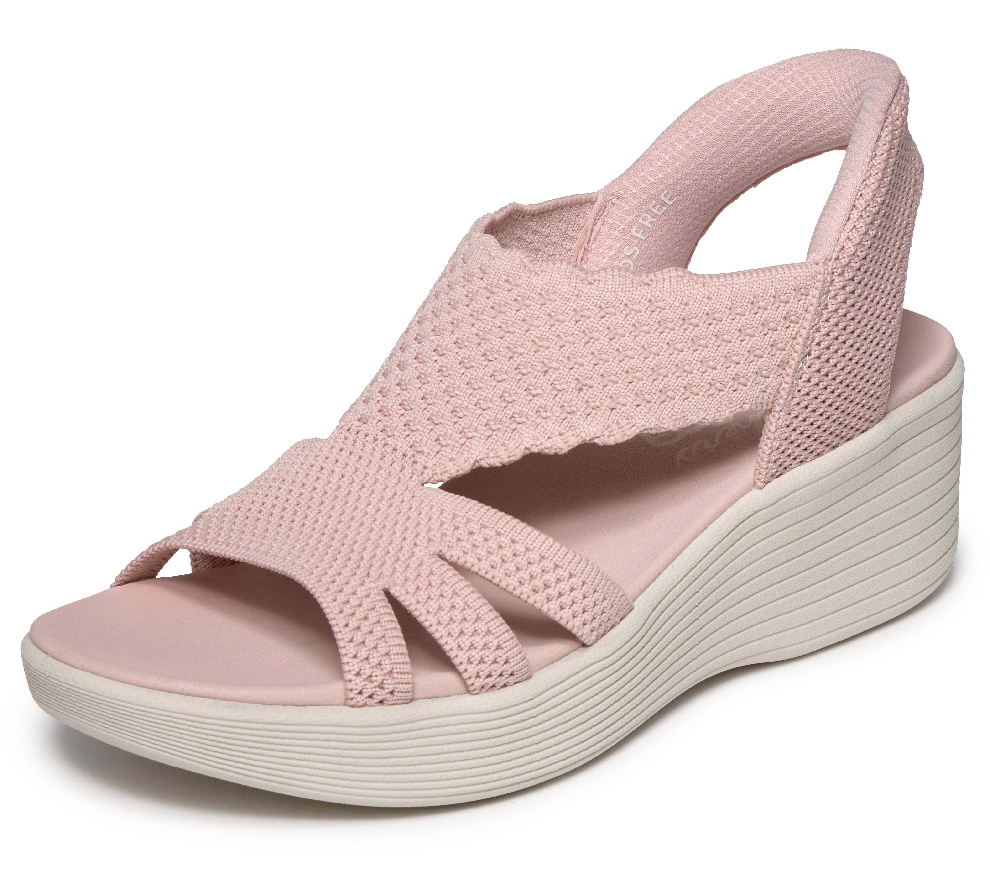 Skechers PARALLEL LITE-SUMMER INVITE Plateausandale Schlupfschuh, Sandalette, Sommerschuh mit softem Fersenriemen