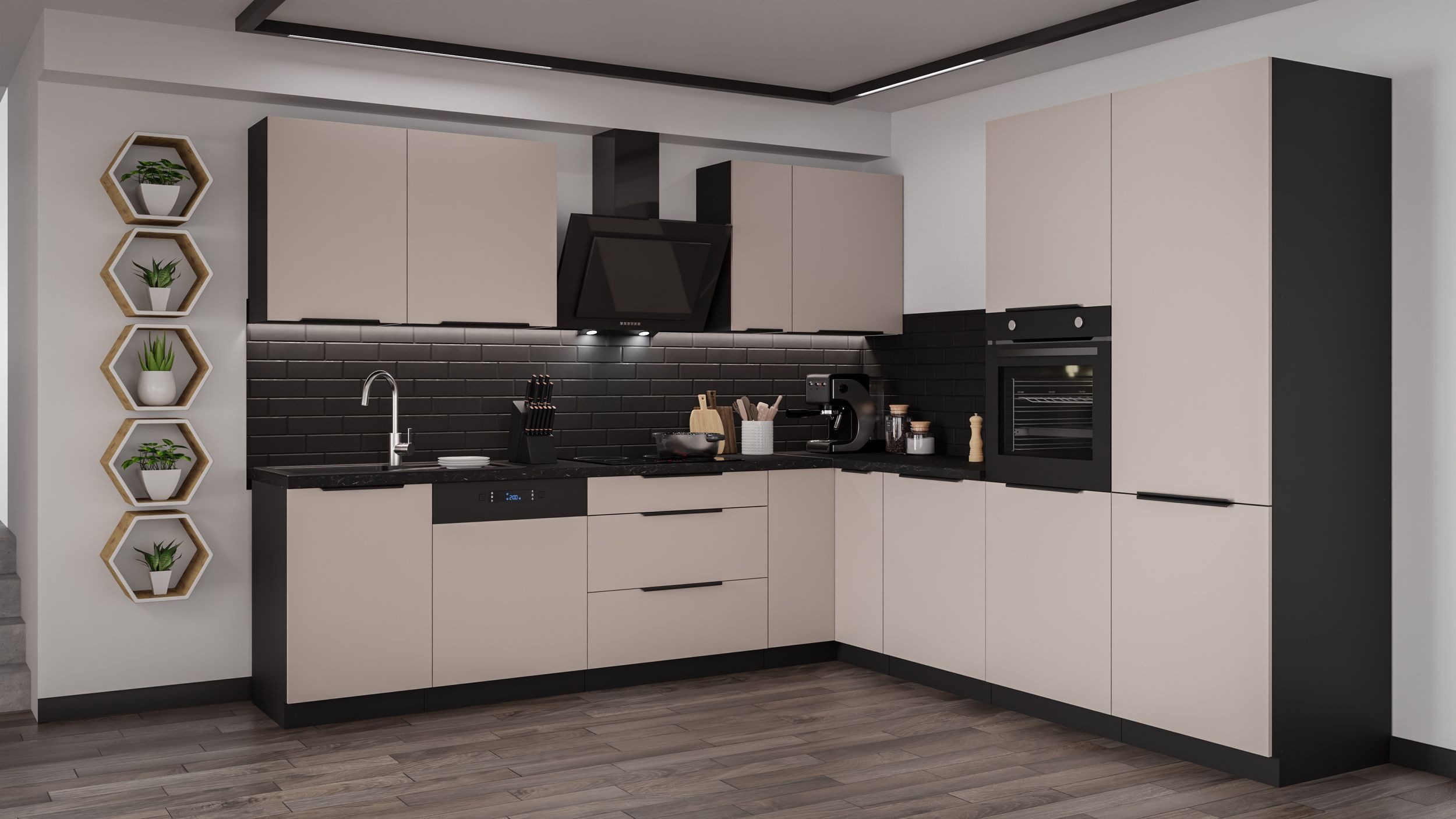 Küchen-Preisbombe Winkelküche ARONA 280x270 cm Küchenzeile Küchenblock Küch günstig online kaufen