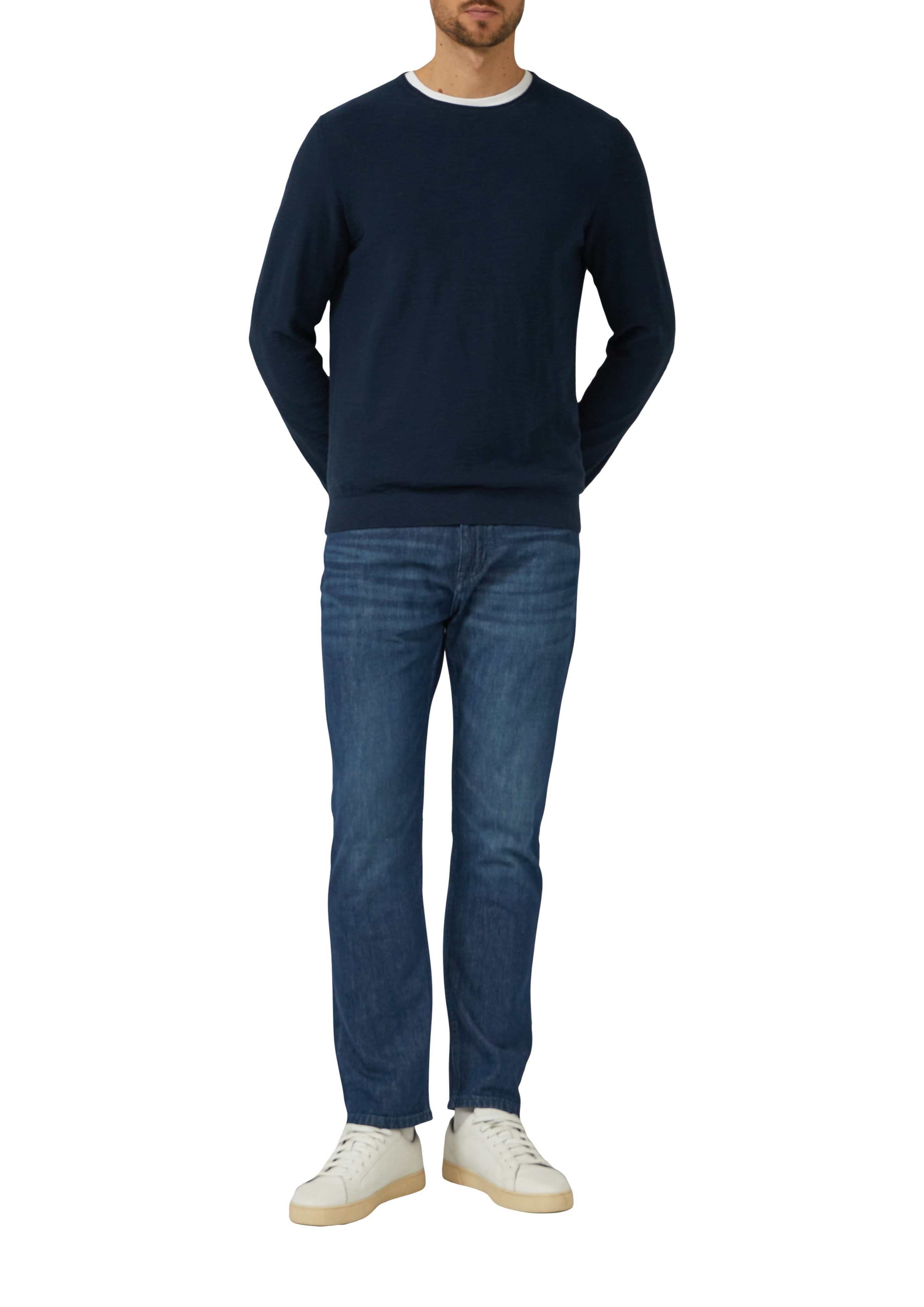 s.Oliver Strickpullover mit Rundhals, Regular Fit günstig online kaufen