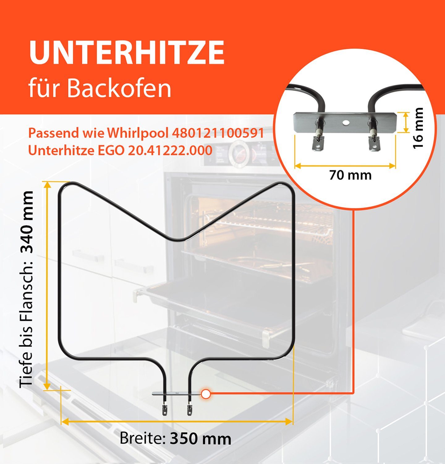 VIOKS Heizkörper Heizelement Ersatz für Whirlpool günstig online kaufen