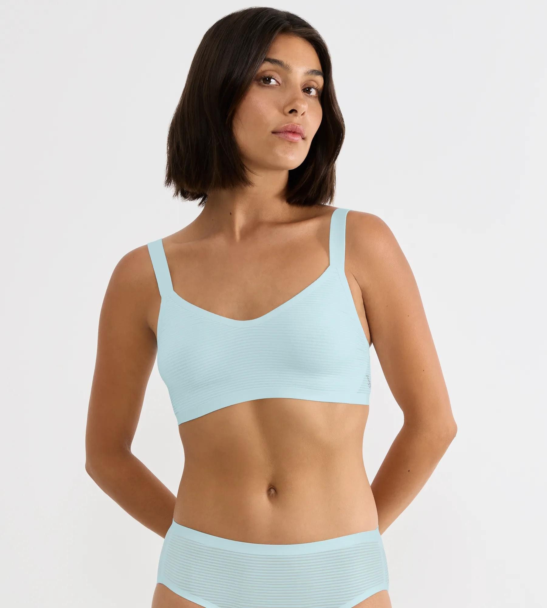 Sloggi Bralette ZERO Feel Air atmungskativ, semi-transparenter Look, doppellagig ohne Pads