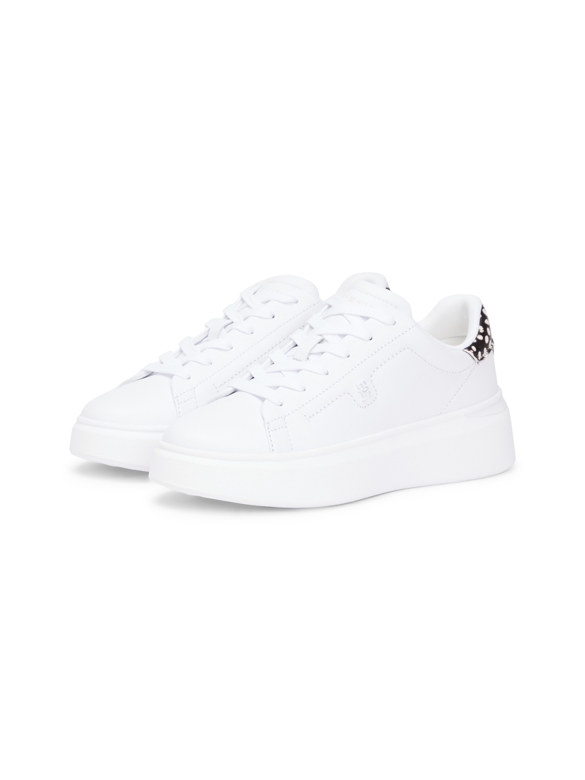Tommy Hilfiger ANIMAL PRINT PLATFORM SNEAKER Plateausneaker, Schnürer, Halb günstig online kaufen