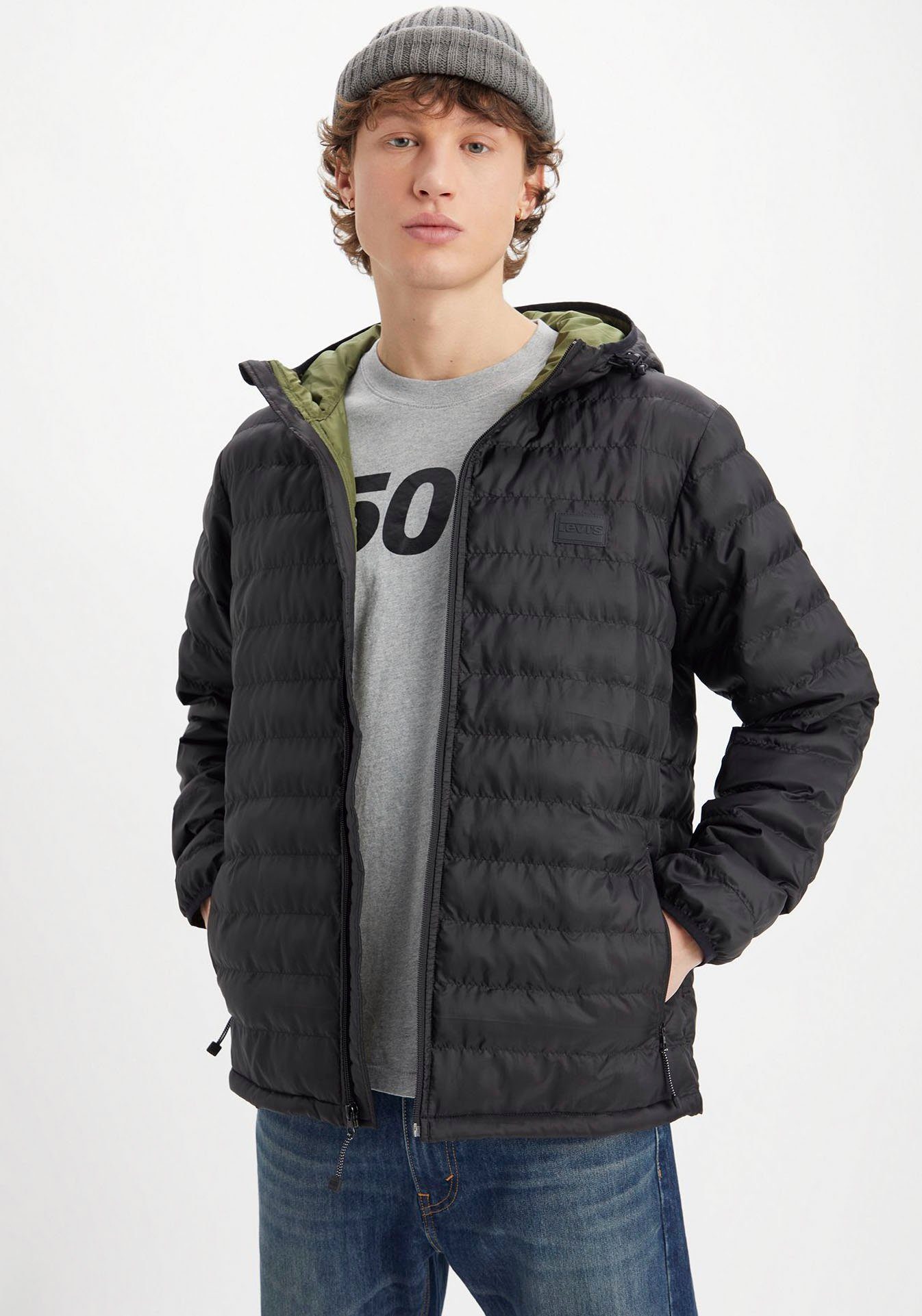 PACKEBLE Levi's® black Steppjacke mineral PIERCE JACKET