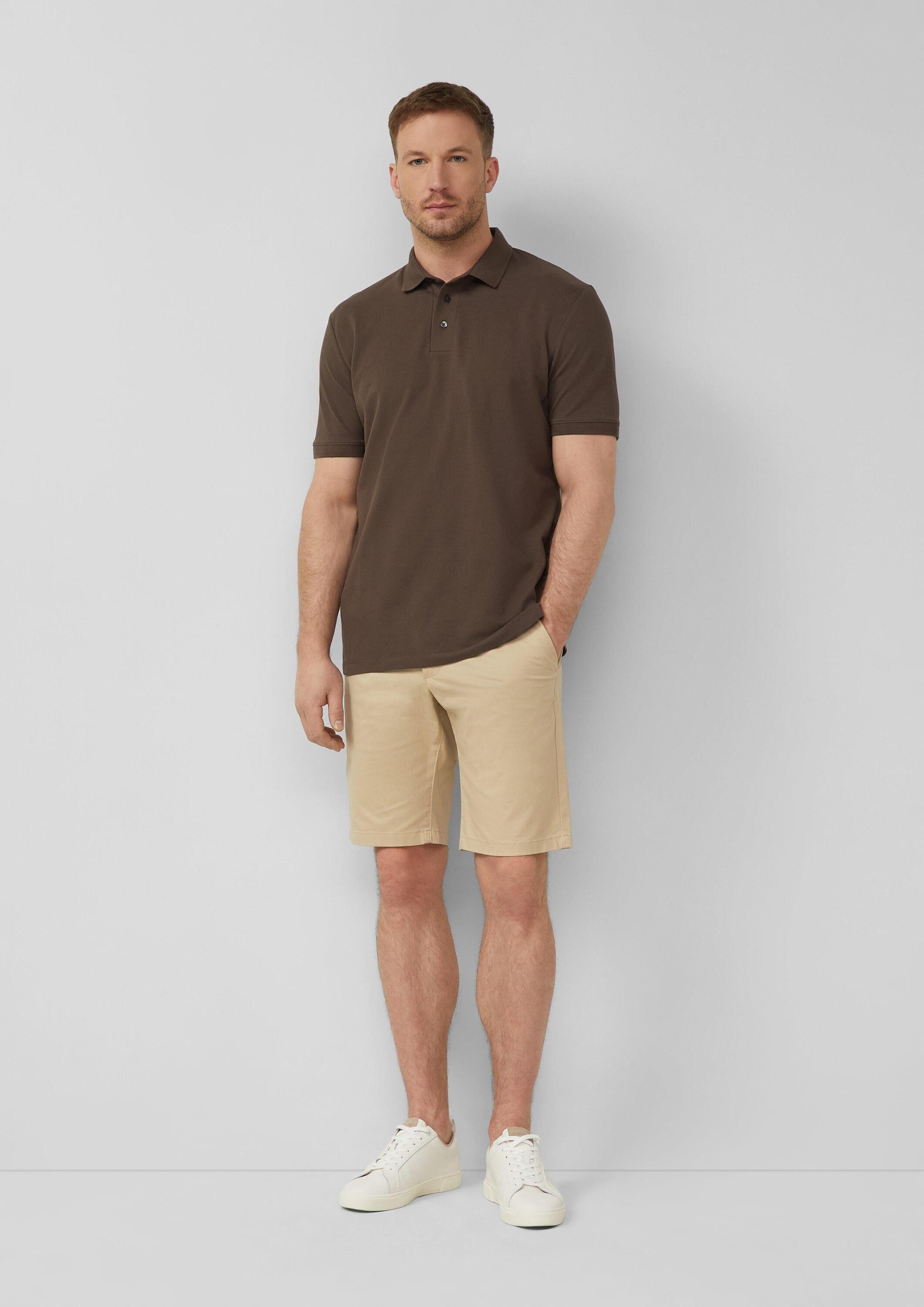 s.Oliver Shorts Bermuda Elastische Shorts aus feinem Baumwollstretch