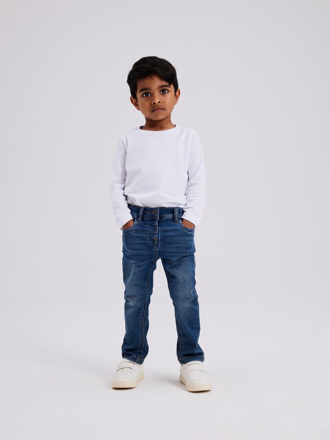 Name It Slim-fit-Jeans NMMSILAS SLIM SWE JEANS 8001-TH NOOS