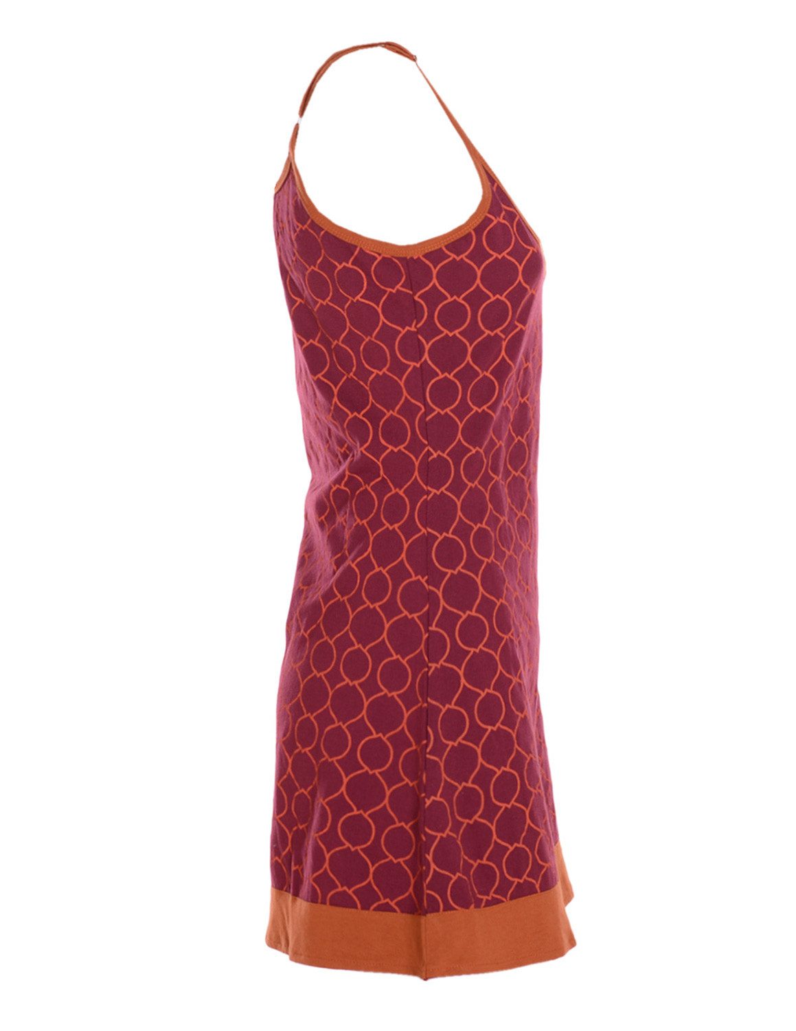 Vishes Tunikakleid Hängerchen Tunika Damen Träger Top Bedruckt Baumwolle Alternative Mode, Boho, Hippie, Ethno, Festival