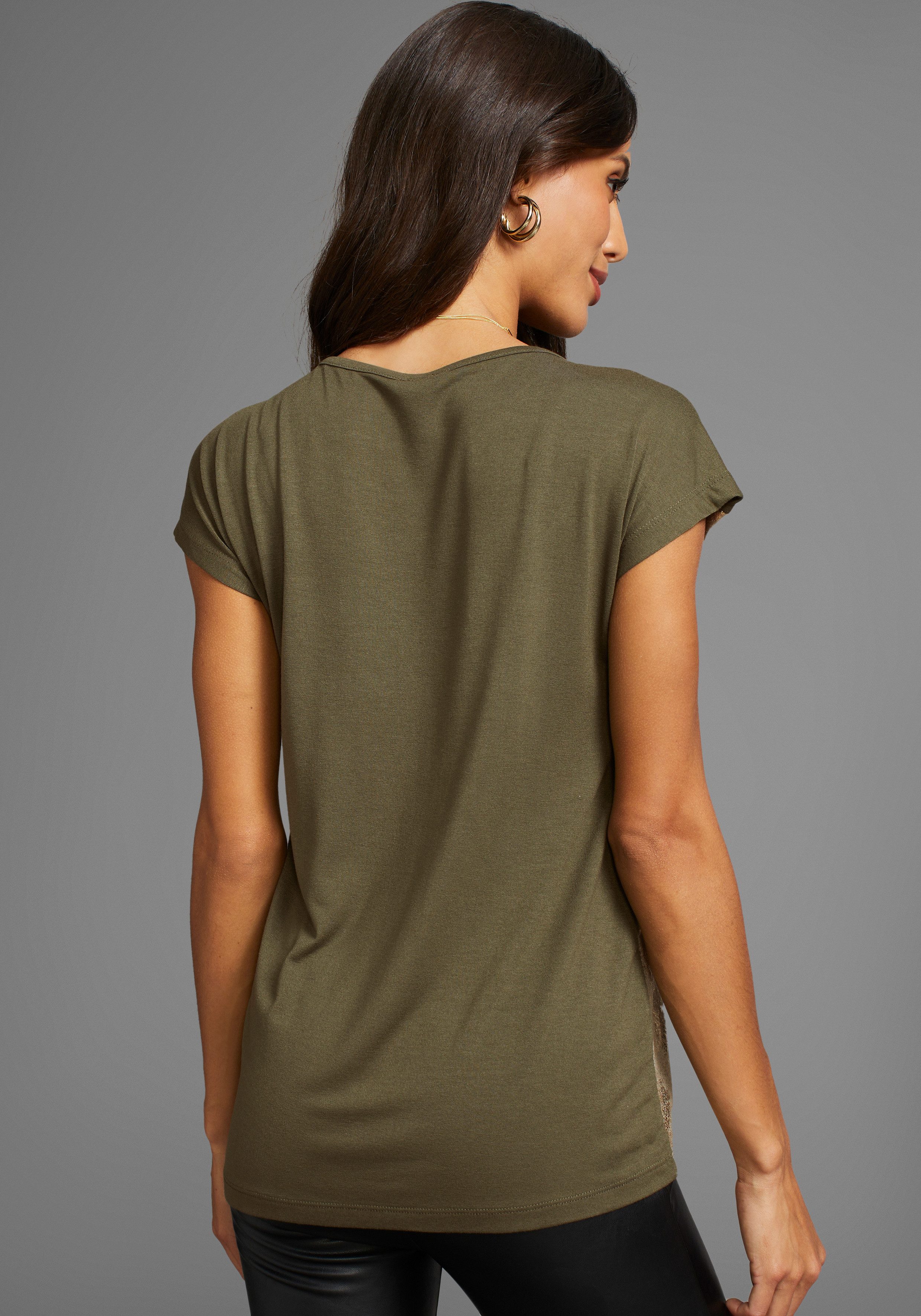 Laura Scott T-Shirt Kurzarm, figurumspielende Passform, günstig online kaufen