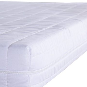 Komfortschaummatratze Easy Comfort Matratze Komfortschaum Rollmatratze Härtegrad 3 (H3) Weiß 60x120 cm, Como, 10 cm hoch