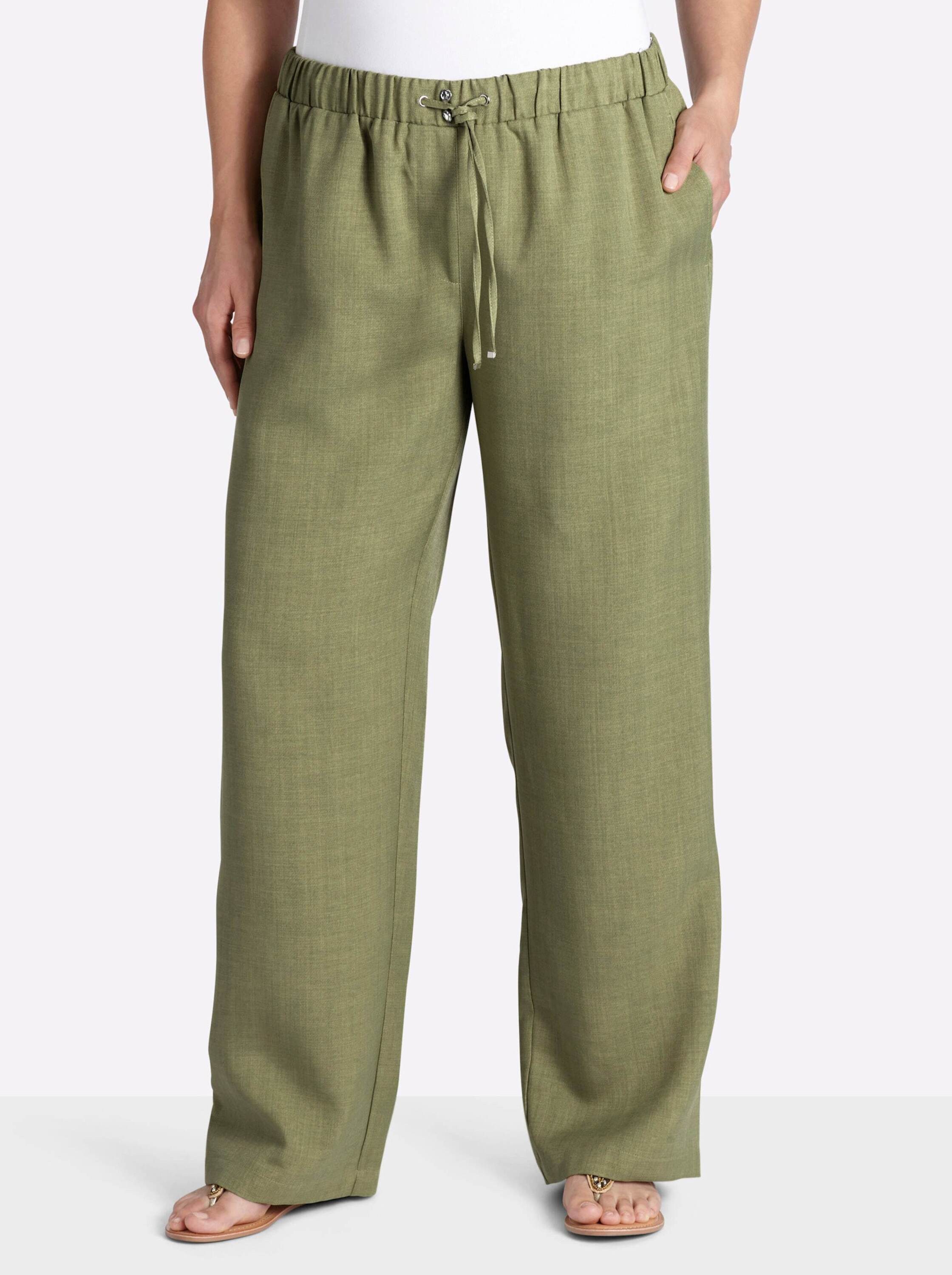 Sheego Jerseyhose Hose normal