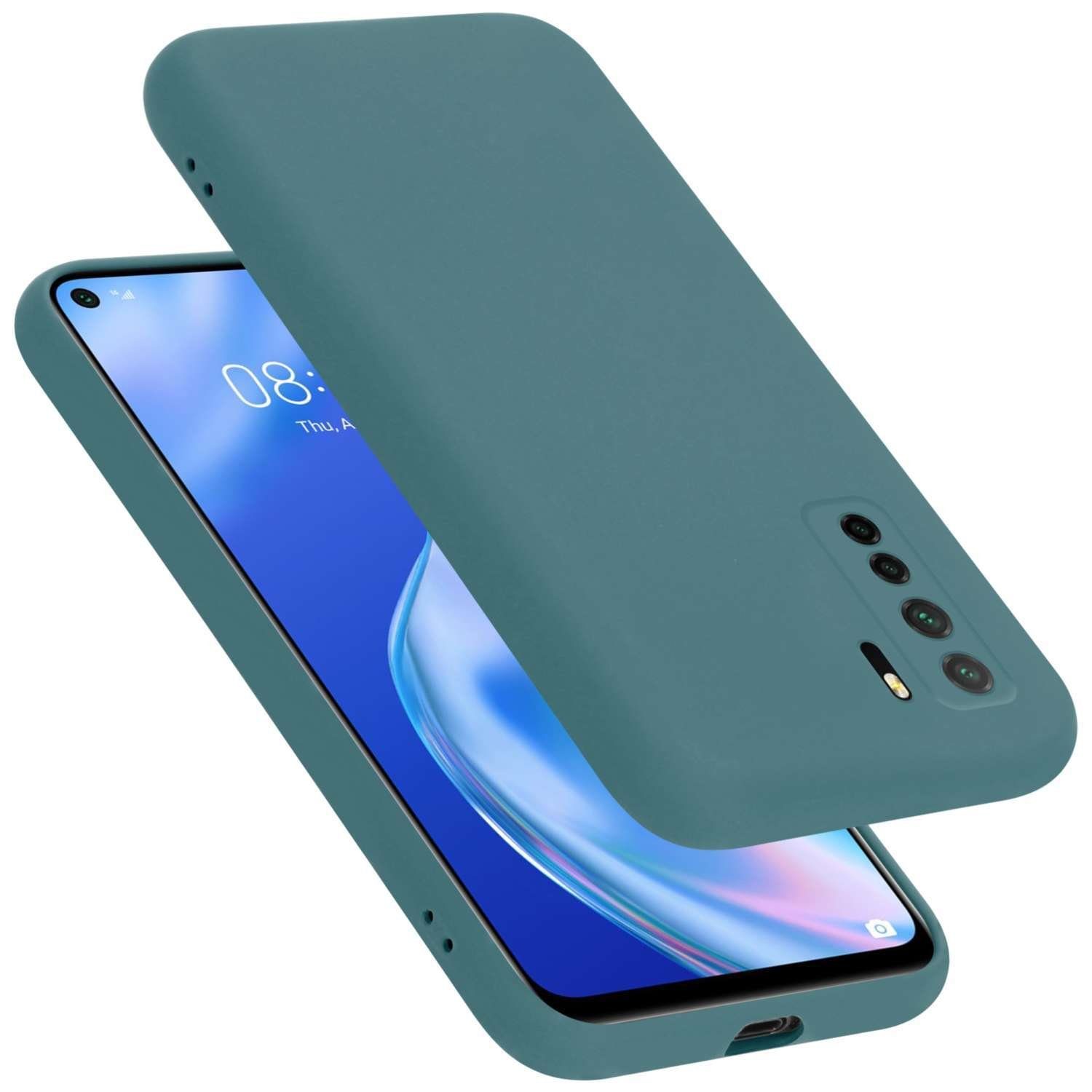 Cadorabo Handyhülle für Huawei P40 LITE 5G / NOVA 7 SE Hülle Huawei P40 LITE 5G / NOVA 7 SE, Flexible Hülle TPU Silikon Schutzhülle Back Cover Case