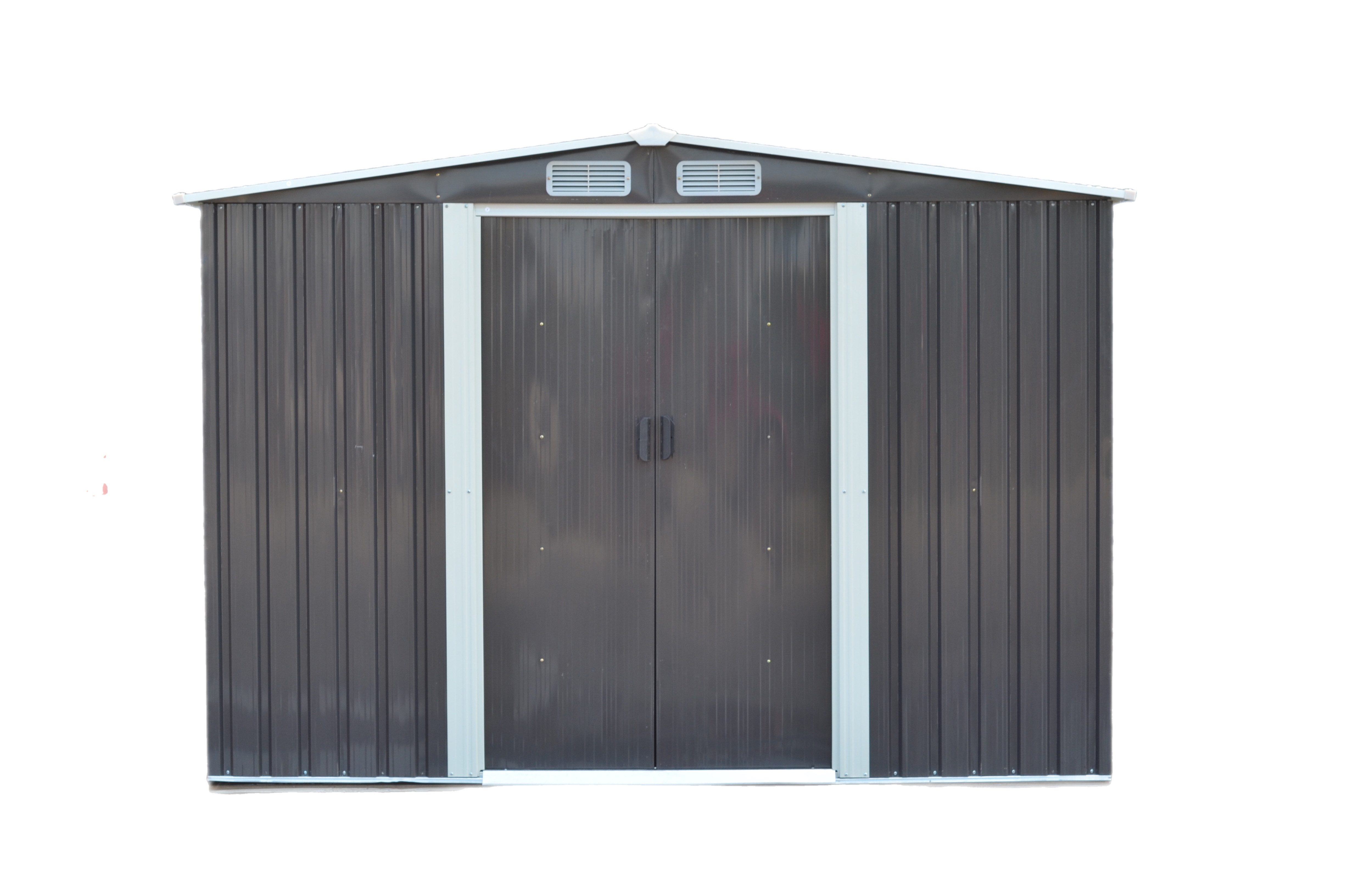 VaGo-Tools Gartenhaus Gerätehaus Geräteschuppen Stahlblech 205×257x192cm