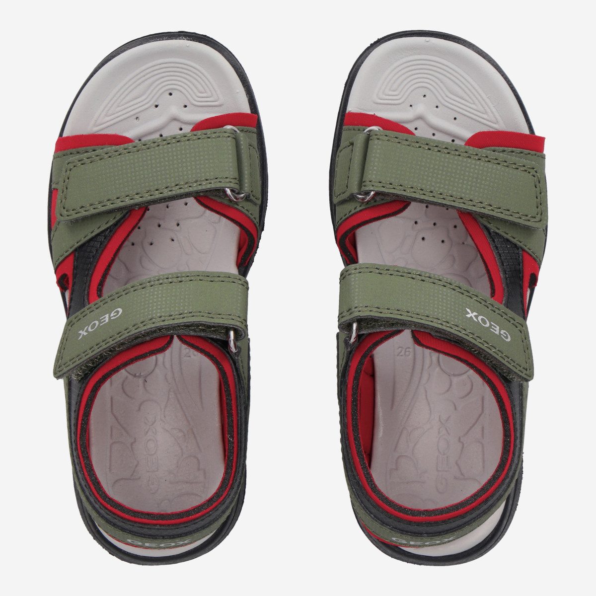 Geox GEOX VANIETT, Sandalen, Grün kombiniert, Kinder Sandale