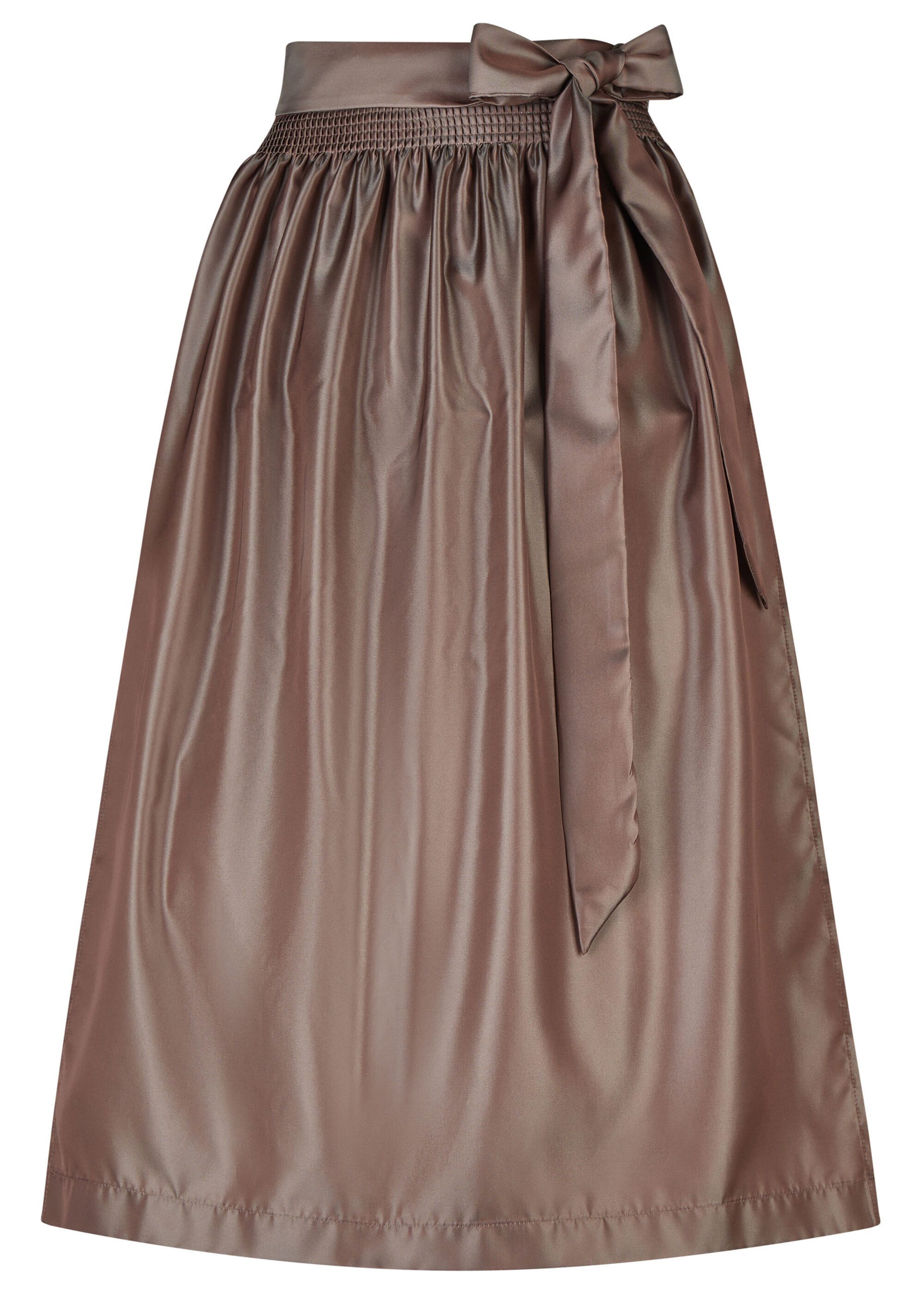 Spieth & Wensky Dirndlschürze TM Karmin, hochwertige Wechselschürze