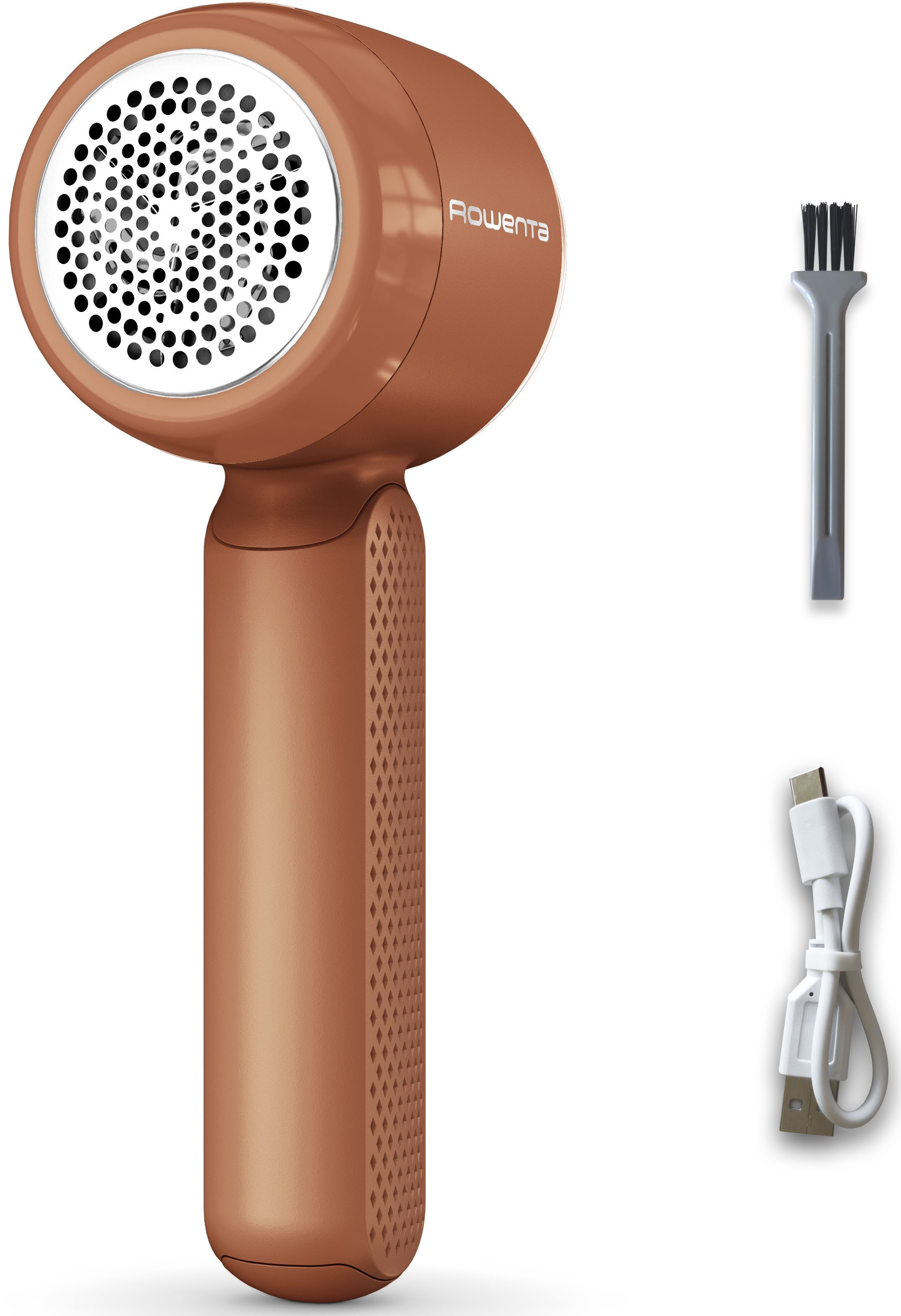 Rowenta Fusselrasierer Easy Care, wiederaufladbarer Fusselentferner, einfache Handhabung, breiter Edelstahlkopf, 3-fach gezahnte Klingen, JA8001
