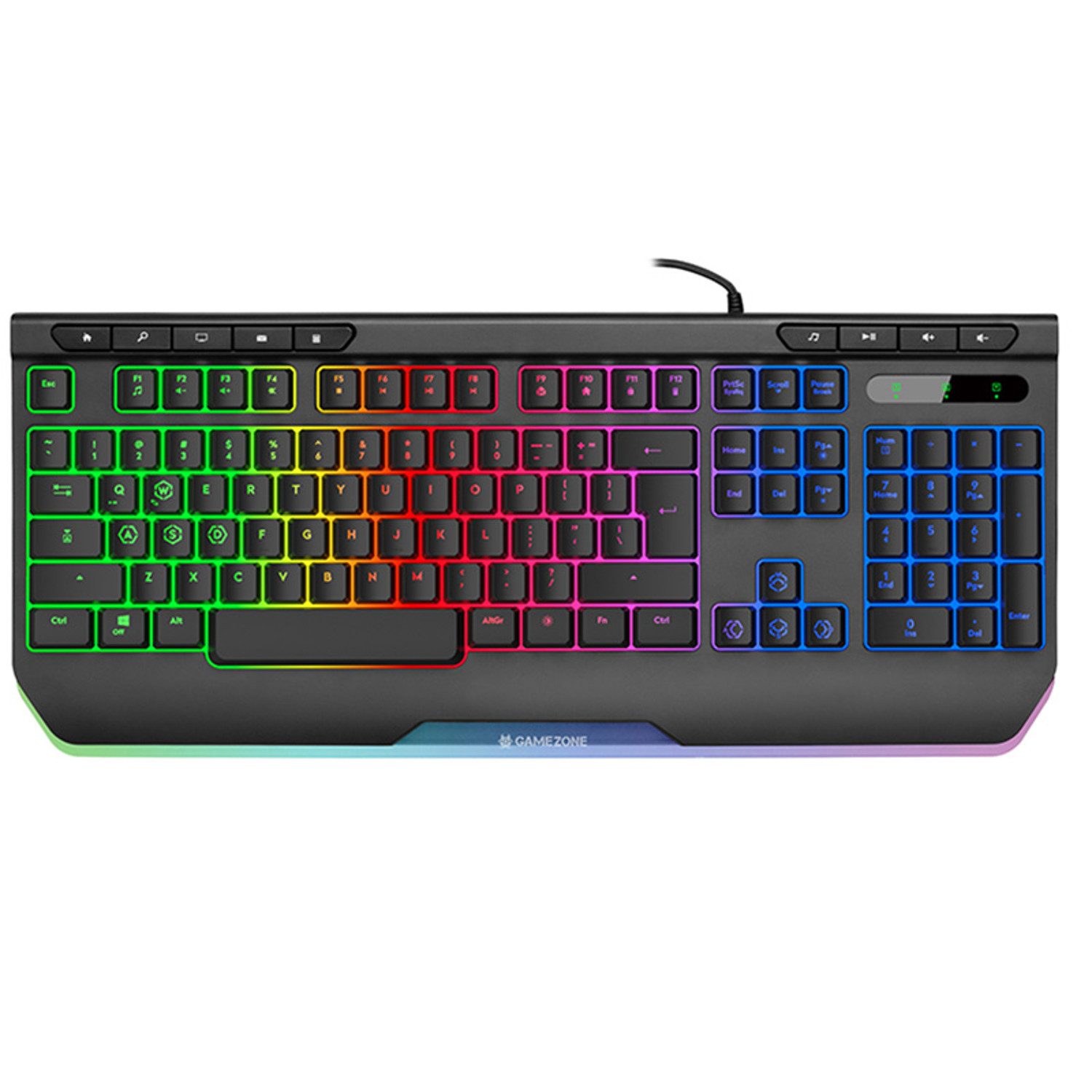 Tracer GAMEZONE RAY X USB QWERTY Gaming-Tastatur (RGB-Hintergrundbeleuchtung)