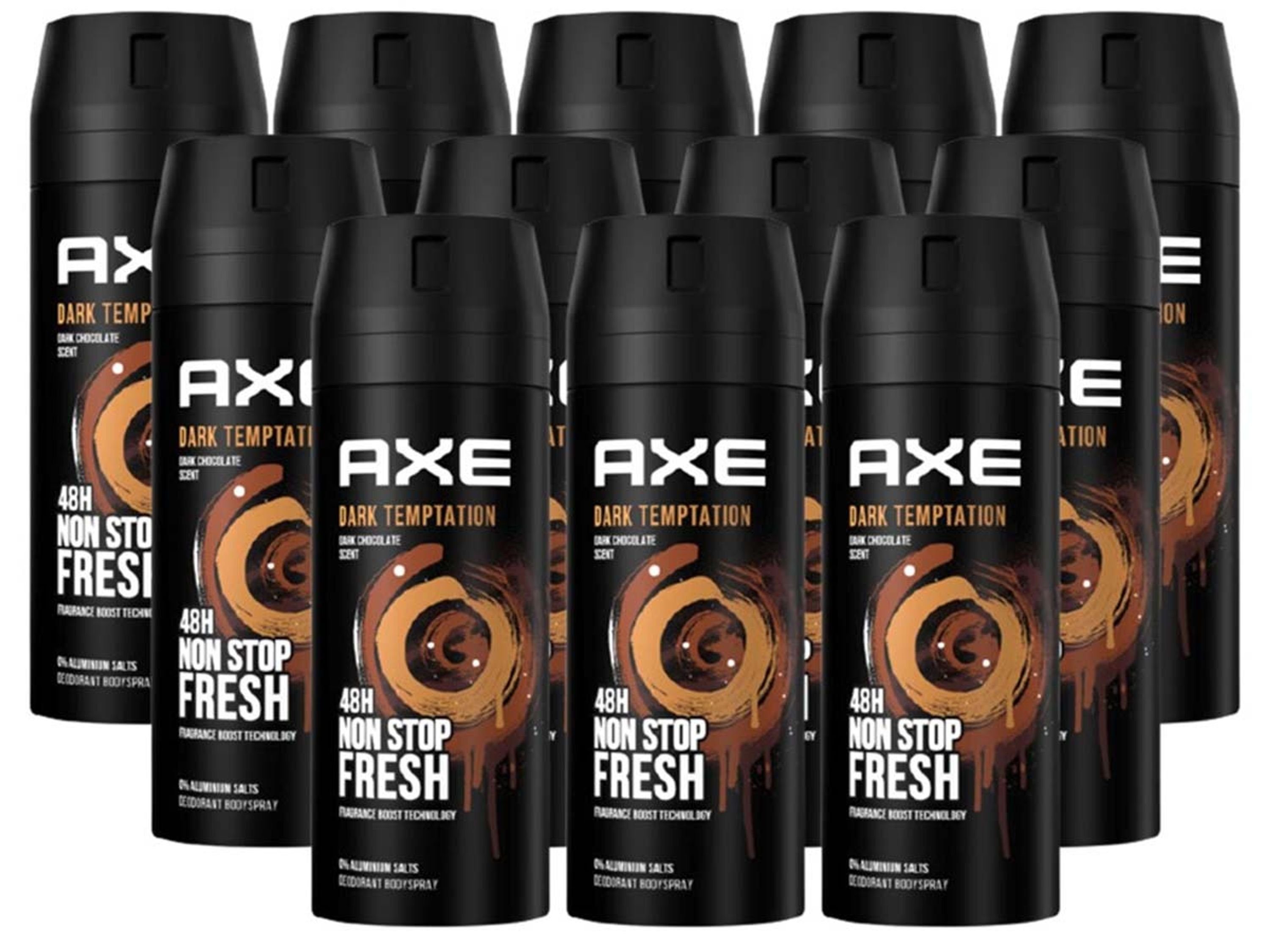 axe Deo-Set Bodyspray Deospray 12x Deodorant 150ml Spray Dark Deo Temptation