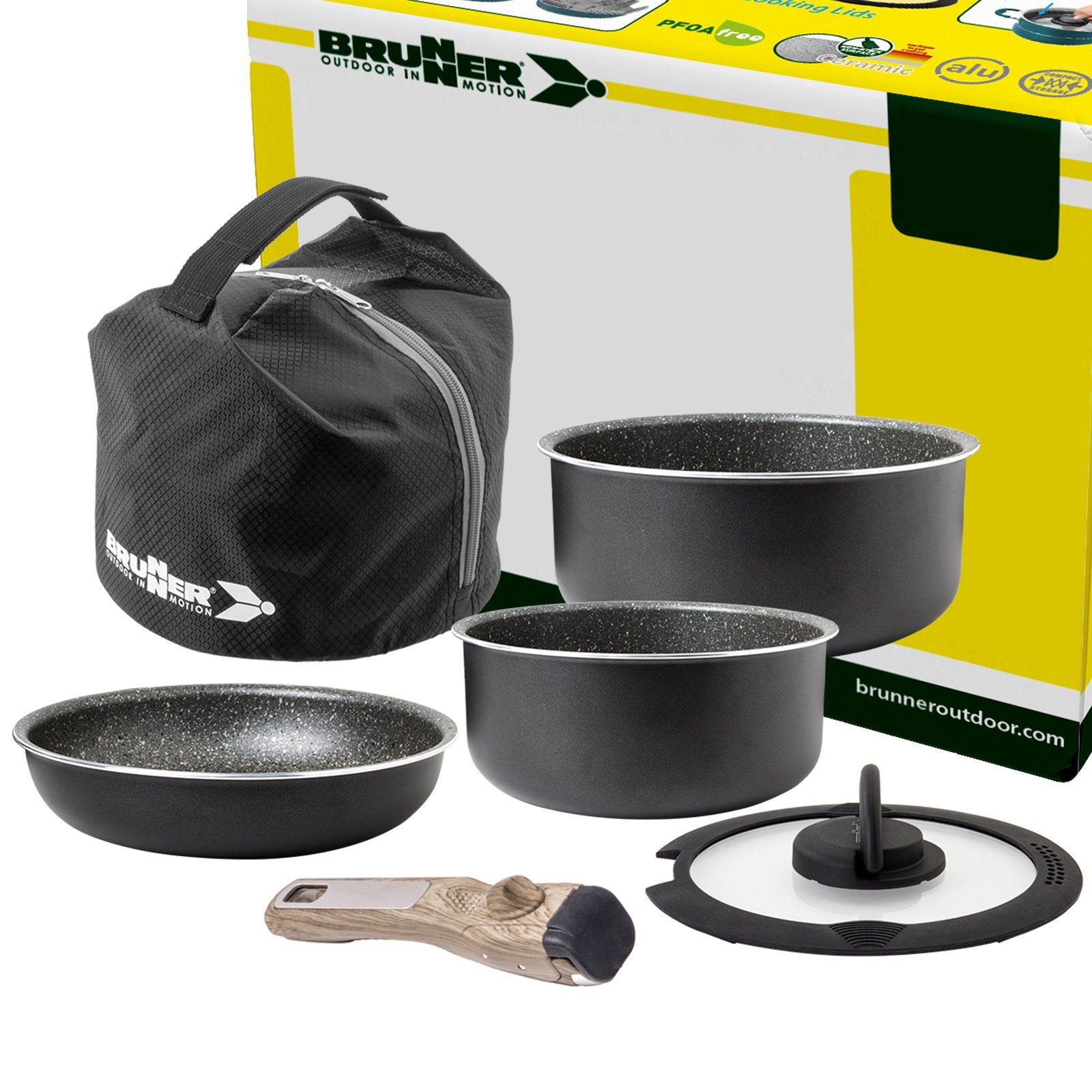 Omnia Dampfgartopf, Kit 1 Camping Backofen Set, 5 tlg.