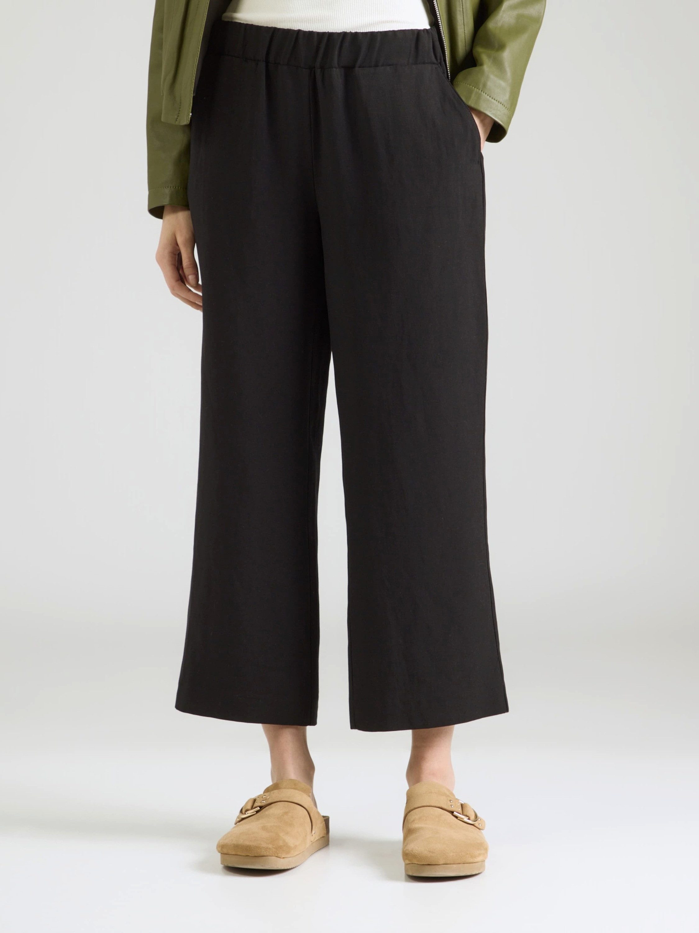 Monari Stoffhose (1-tlg) Drapiert/gerafft