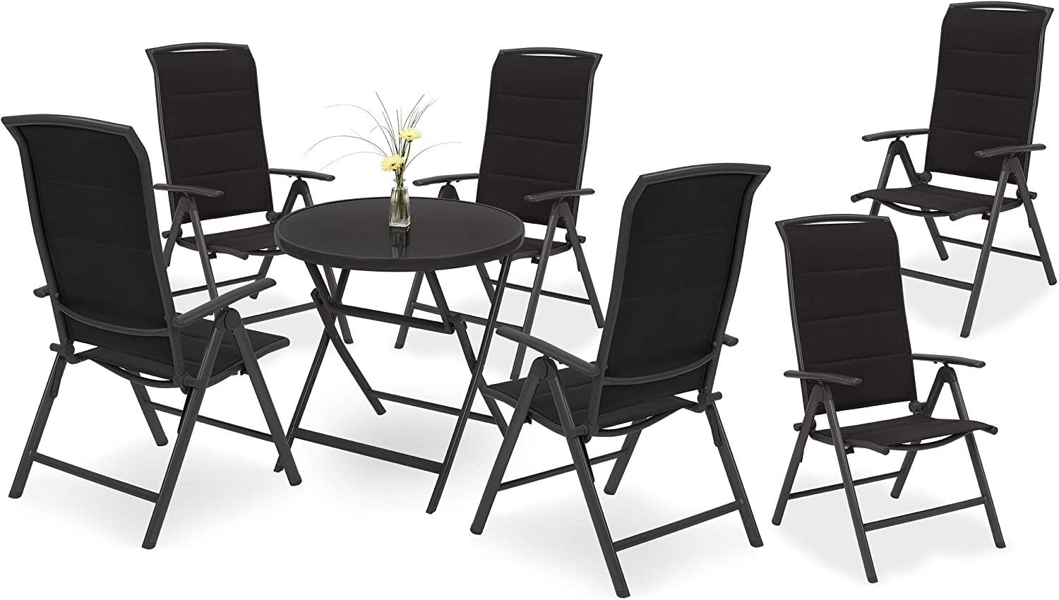 BRUBAKER Garten-Essgruppe Garten Sitzgruppe Milano, (Set), günstig online kaufen