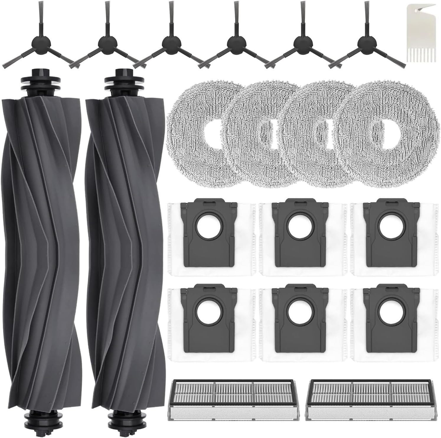 Saugroboter Zubehör-Set Ersatzteile Zubehörset für Dreame L10s Pro Ultra Heat/ X30 Ultra