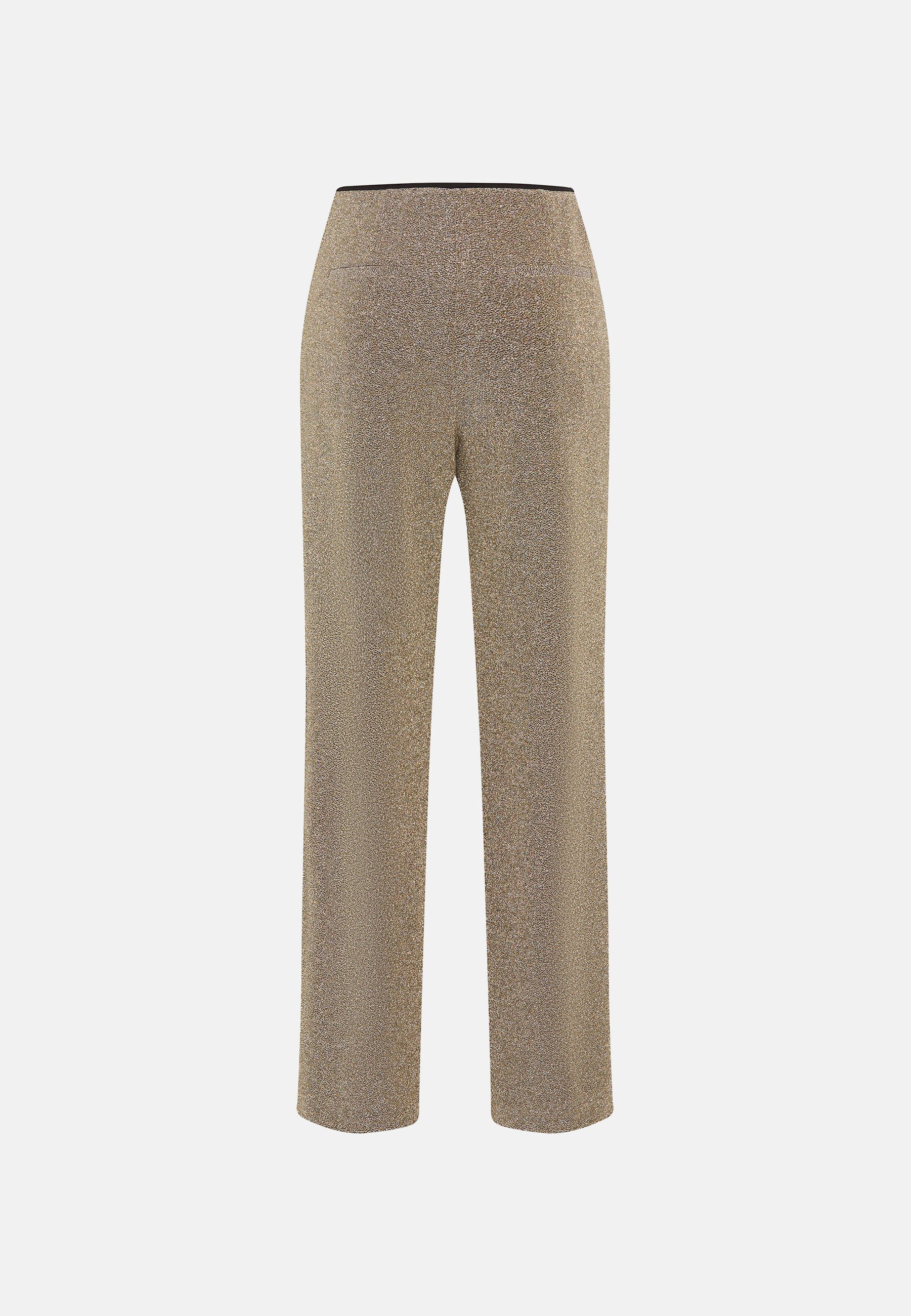 Olsen Stoffhose Hose mit Glanz-Effekt
