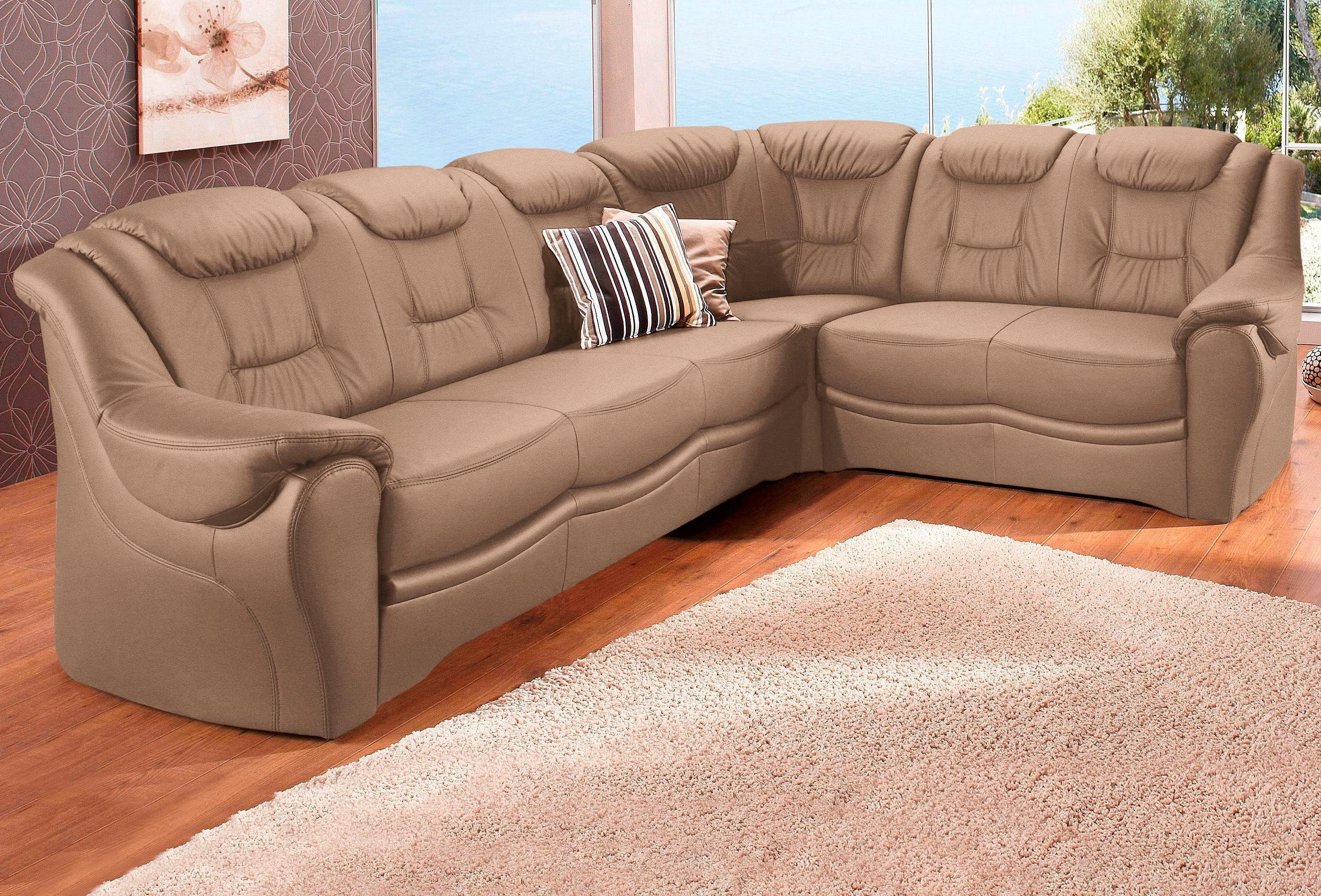 sit&more Ecksofa Bellevue L-Form, wahlweise mit Bettfunktion günstig online kaufen