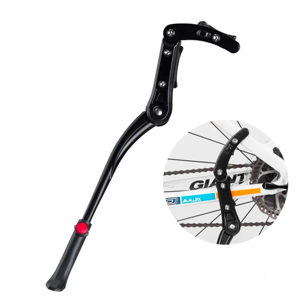 ROCKBROS Fahrradständer Seitenständer Hinterbauständer Abstellstütze (Spar-Set, 1-St., 24-29 Zoll verstellbar), höhenverstellbar, Aluminium, rutschfest, 24-29 Zoll