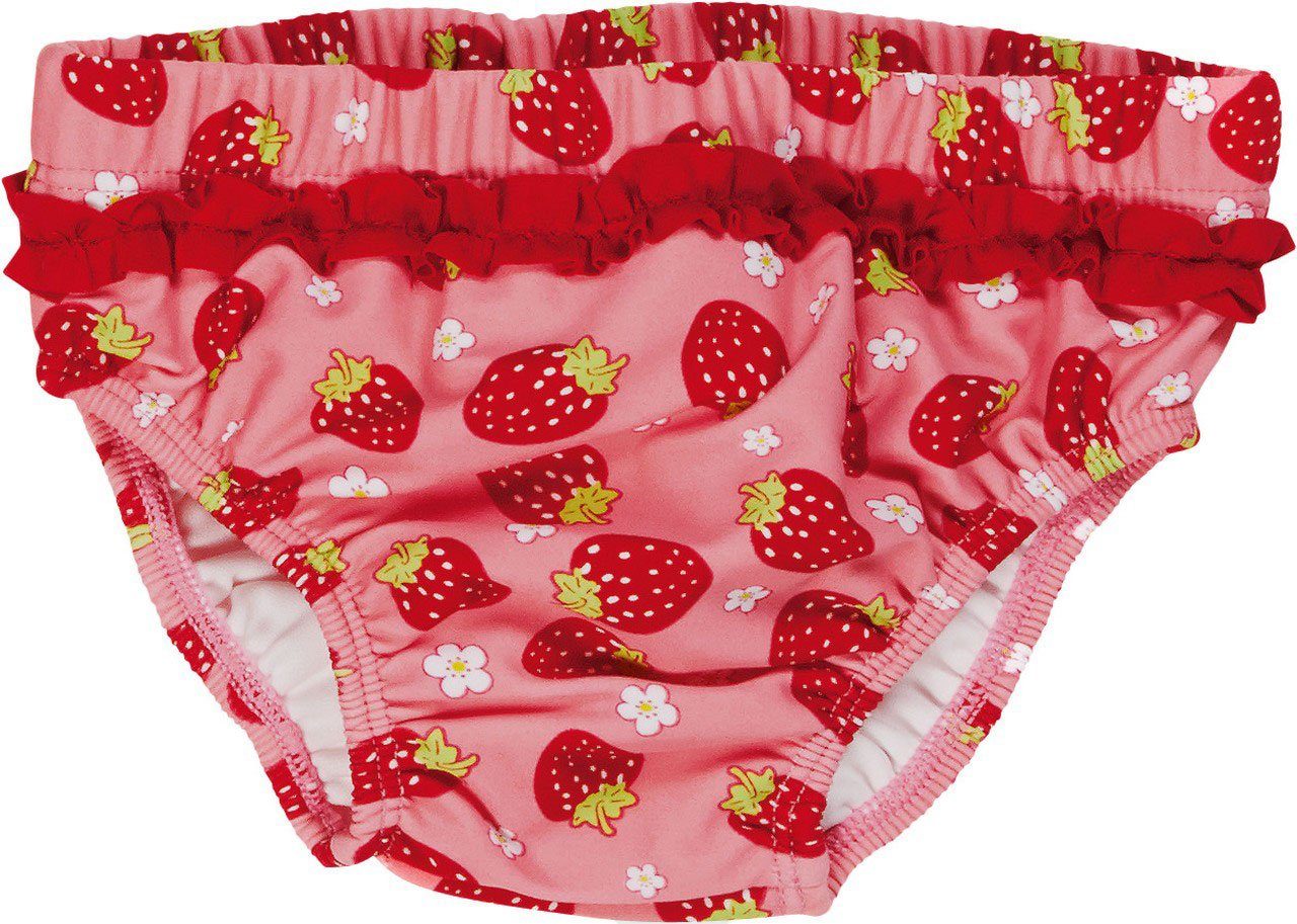Playshoes Badehose UV-Schutz Windelhose Erdbeeren