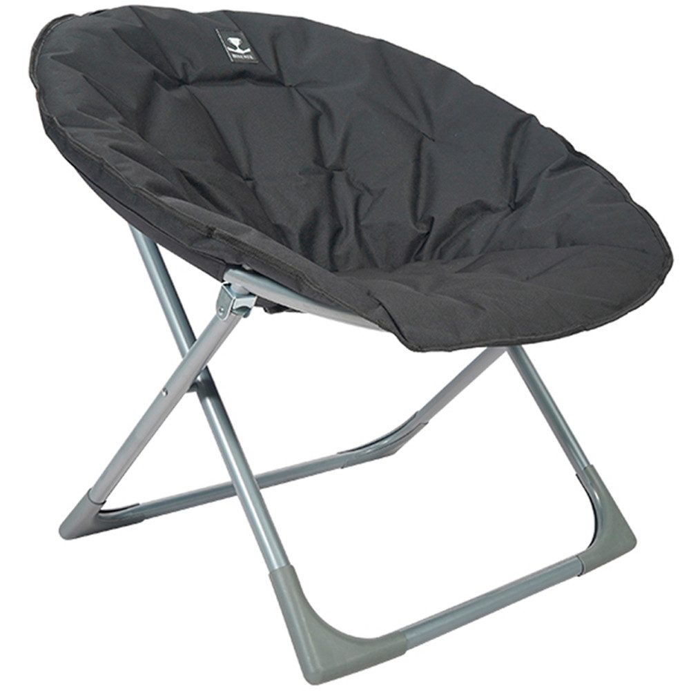 BIXENTE Gartensessel faltbarer Lounge Relax Mondsessel, große Sitzfläche für optimale Sitzposition