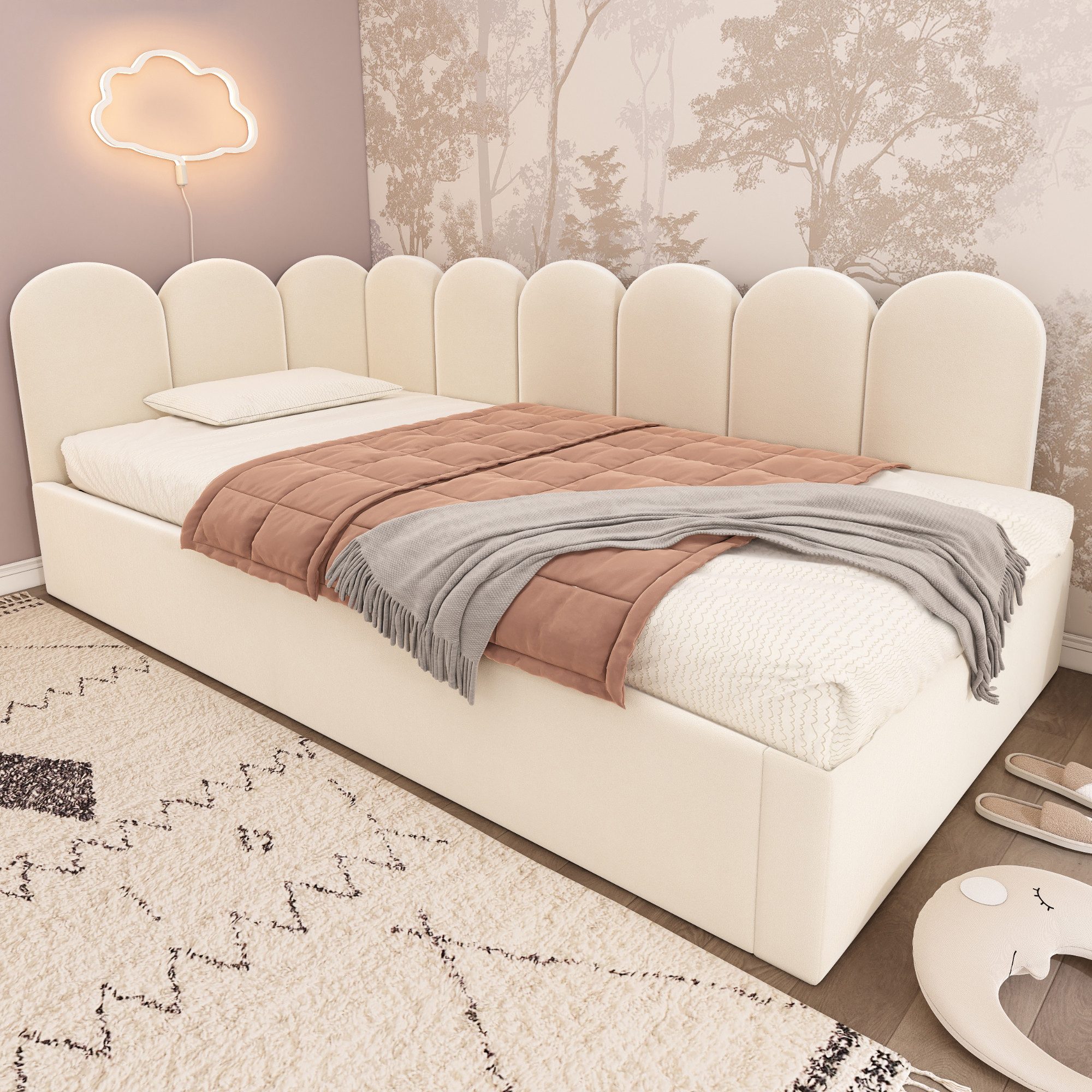 HAUSS SPOLE Polsterbett Daybett 90x200cm mit günstig online kaufen