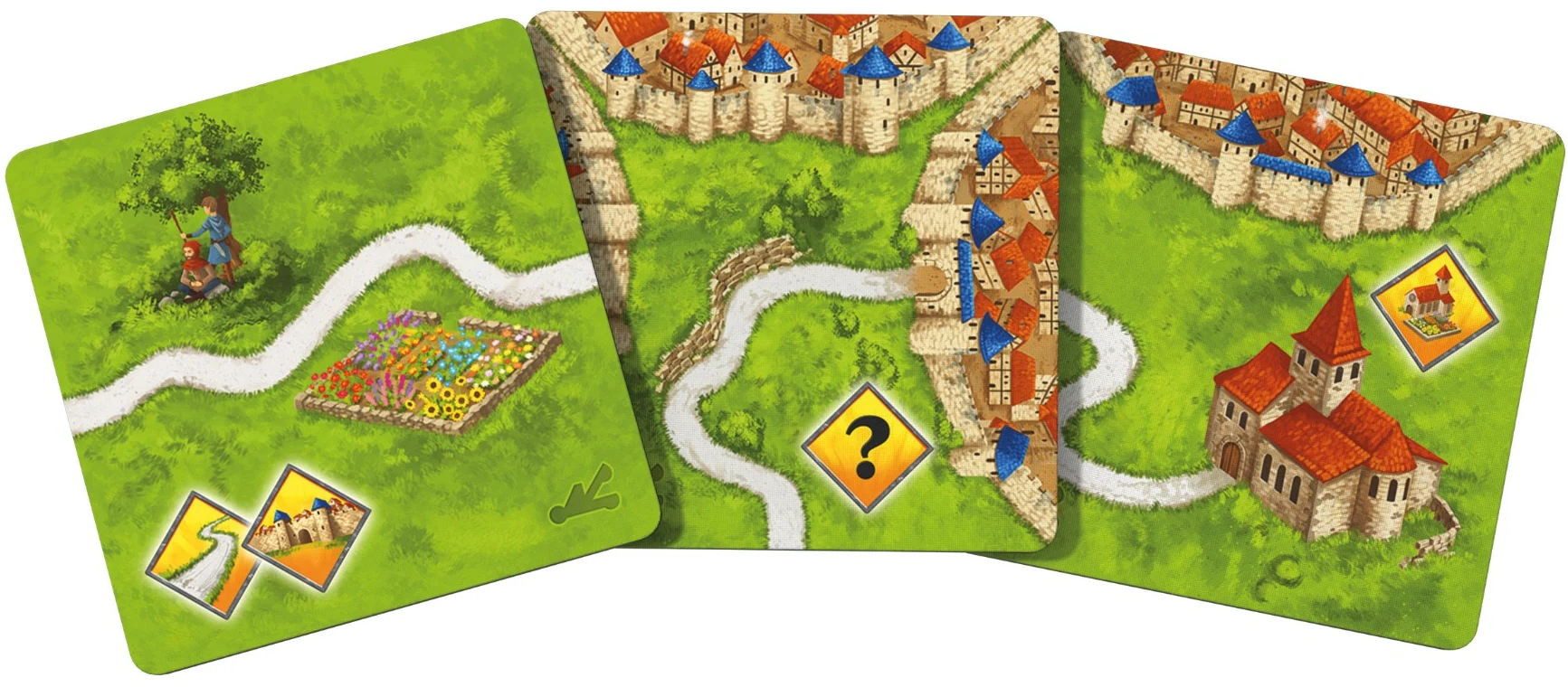 Hans im Glück Spiel Carcassonne 7. Erweiterung Belagerer & Verteidiger HIGD0137