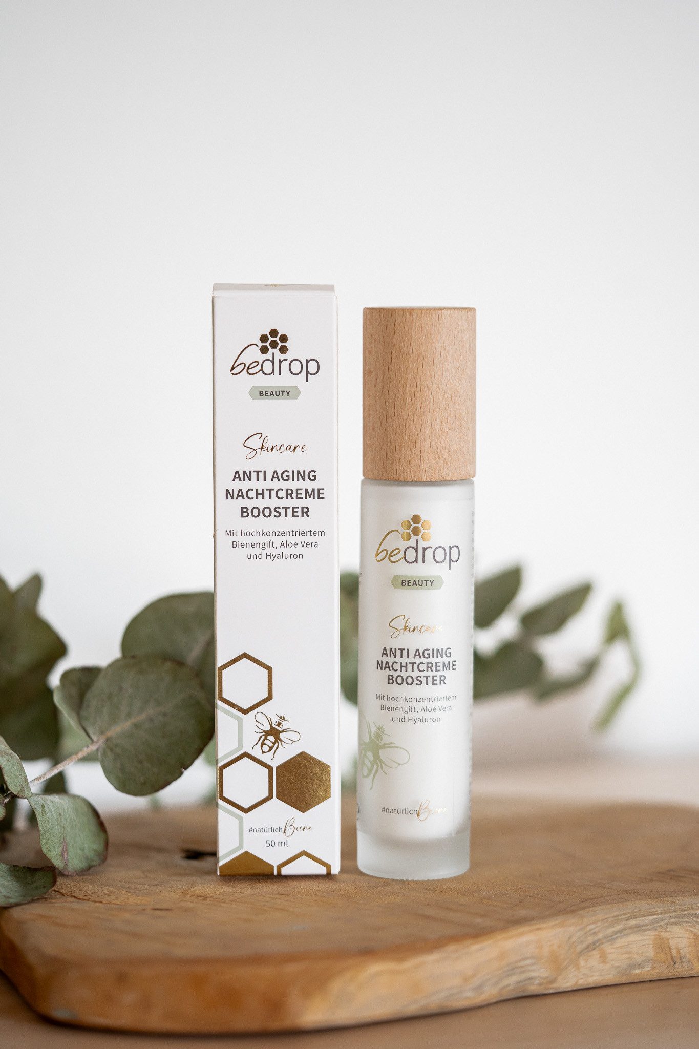 bedrop Nachtcreme ANTI AGING NACHTCREME BOOSTER regenerierende Nachtcreme mit Bienengift Einzelpackung