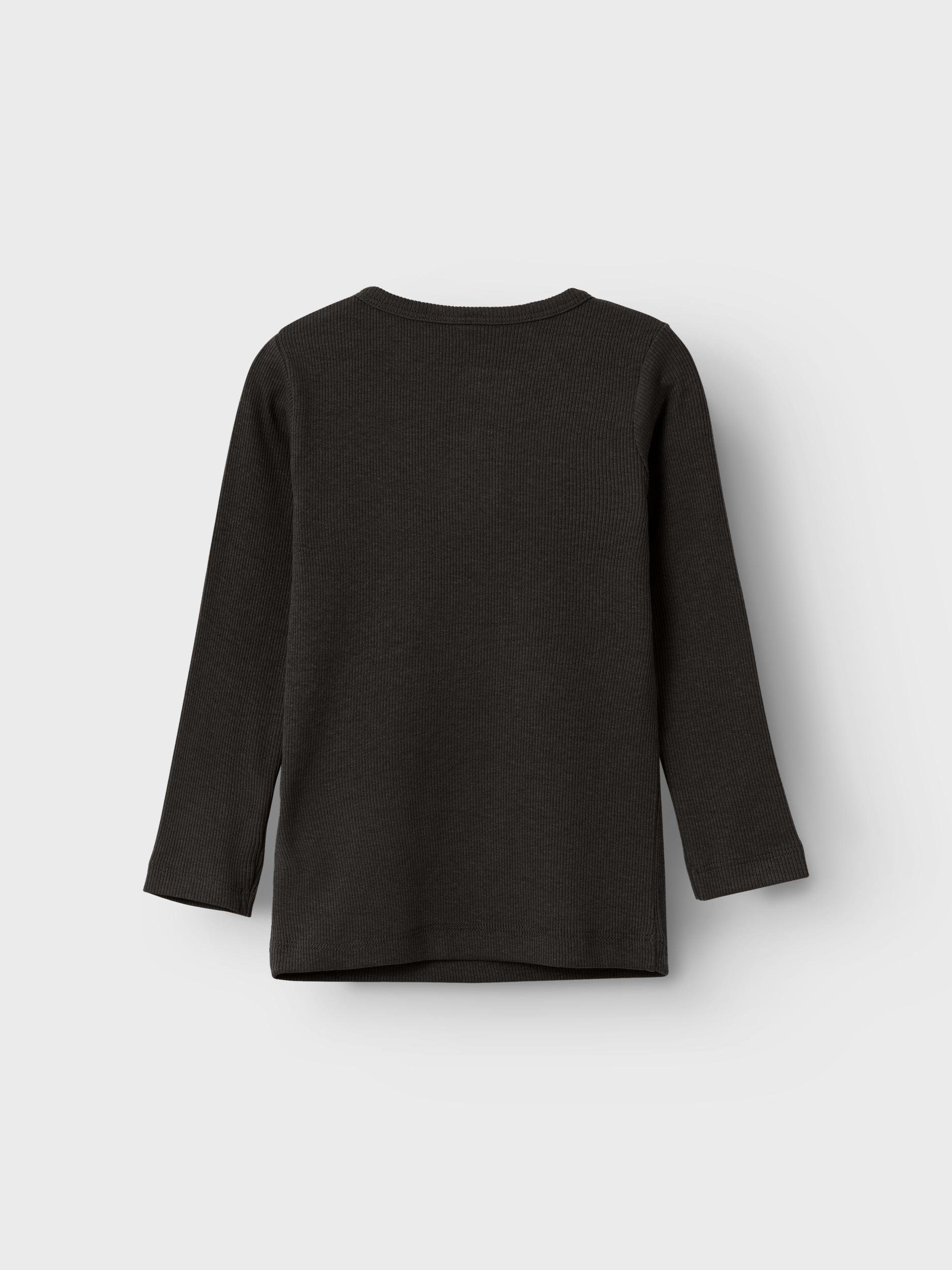 Name It Langarmshirt NMMKAB LS TOP NOOS Im Henley-Stil - mit kurzer Knopfleise, normal geschnitten