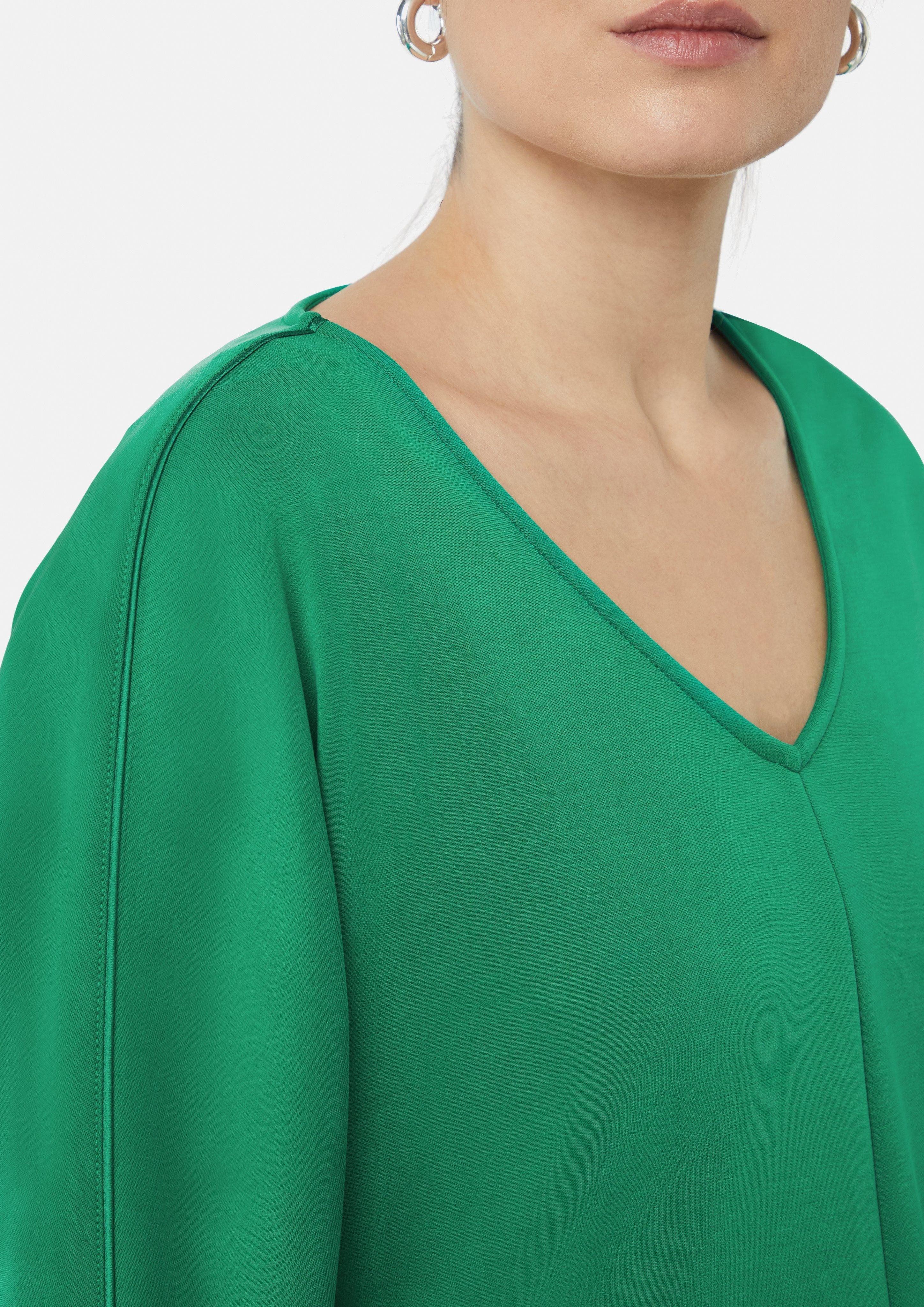 Comma Sweatshirt Weiches Relaxed-Fit-Sweatshirt mit Fledermausärmeln günstig online kaufen