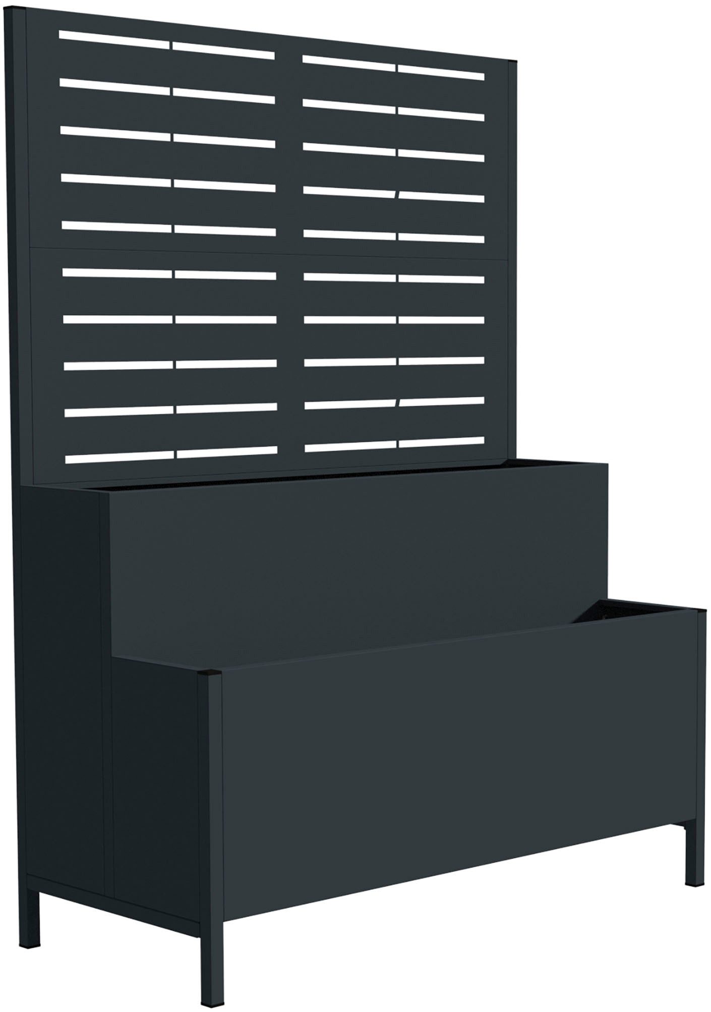 WESTMANN Pflanzkübel Dekora 5, BxTxH: 90x40x120 cm, mit Rankgitter