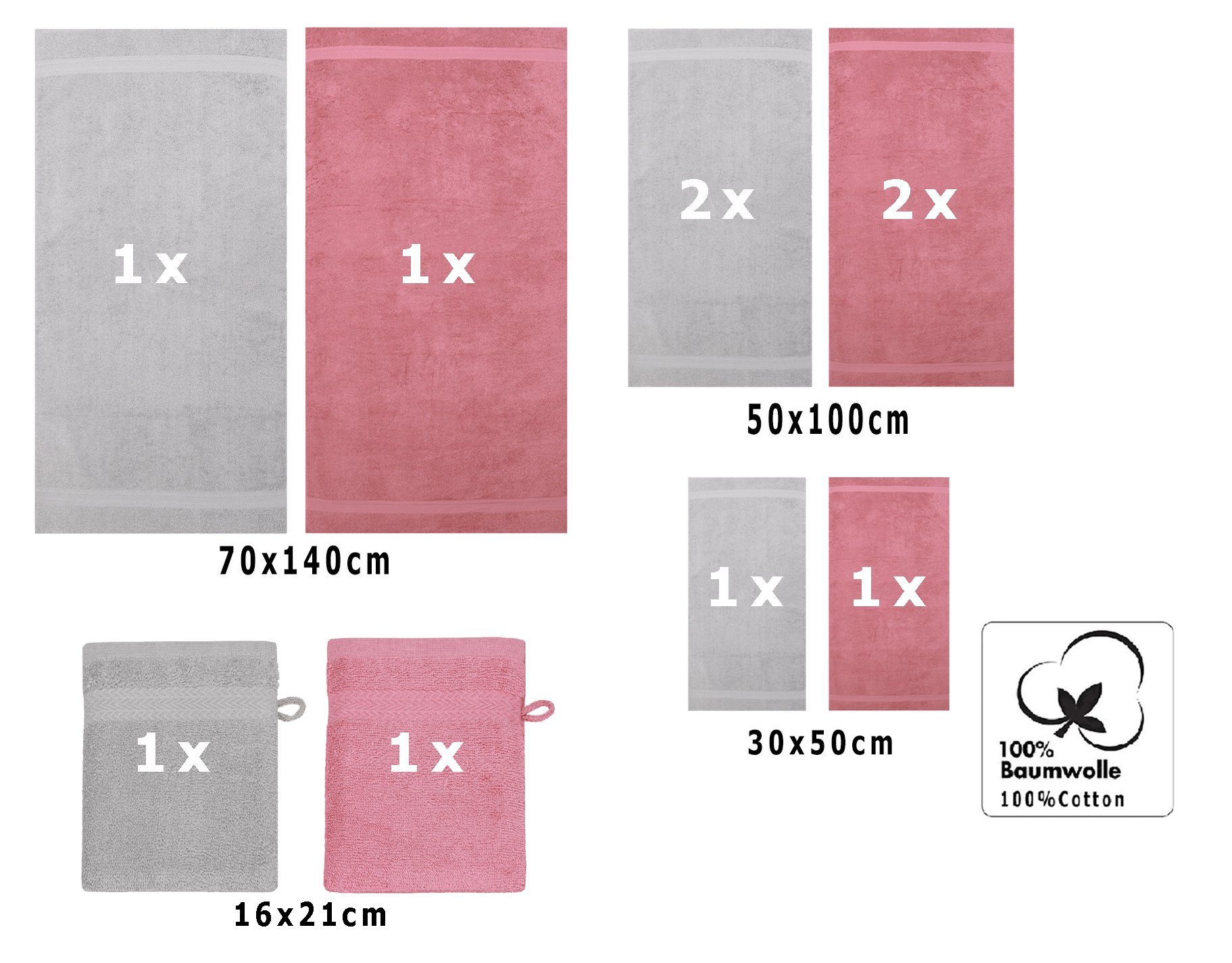 Betz Handtuch Set 10-TLG. Handtuch-Set Premium, 100% Baumwolle, (Set, 10-tl günstig online kaufen