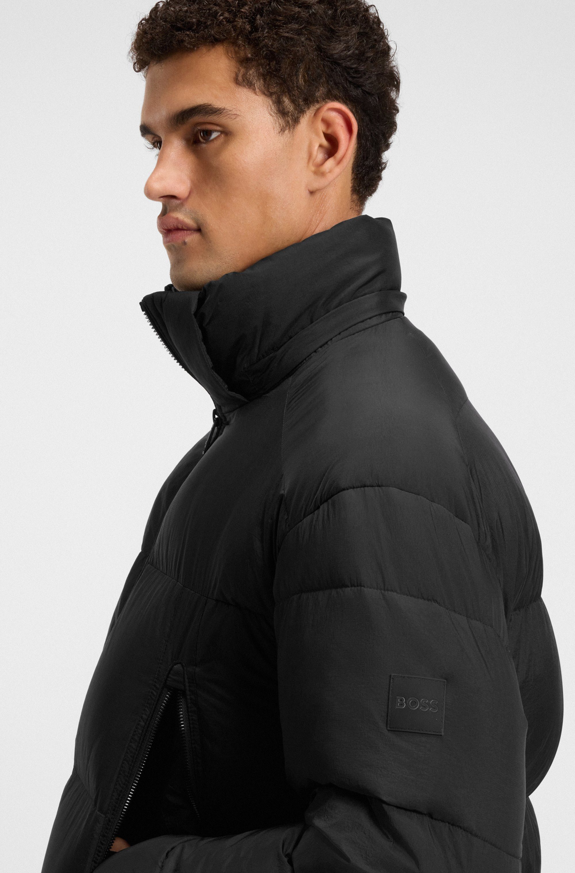 BOSS ORANGE Steppjacke Orbok Stehkragen, Oversized günstig online kaufen